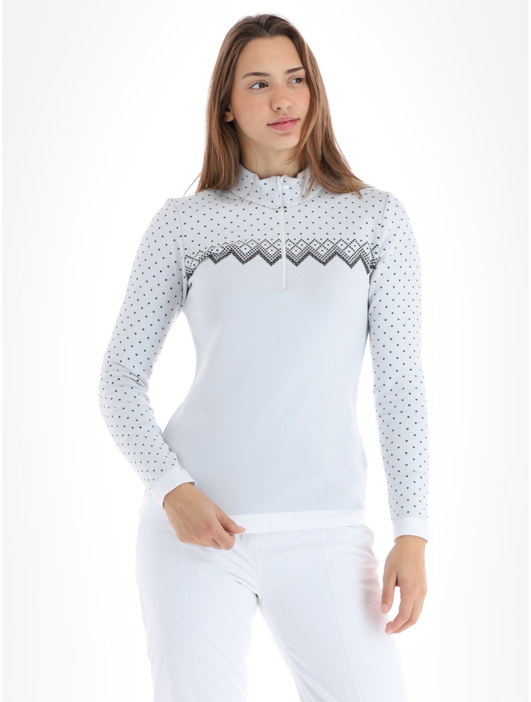 CMP, 7H96301 maglione donna White bianco 