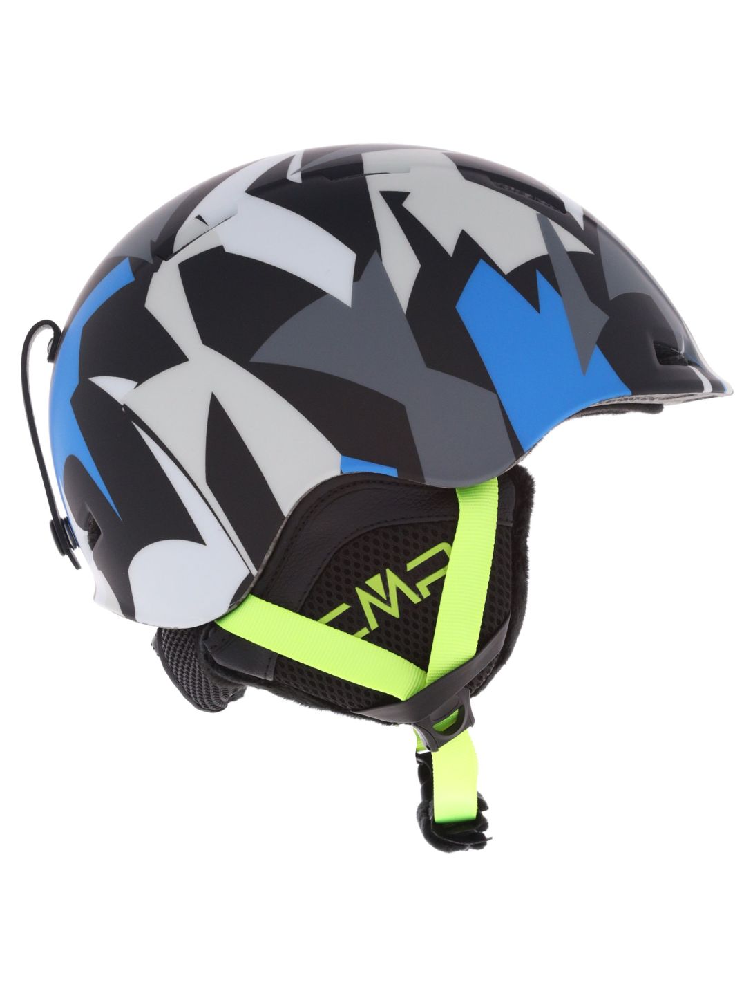 CMP, XJ-4 casco bambino River / Yellow Fluo blu, giallo 