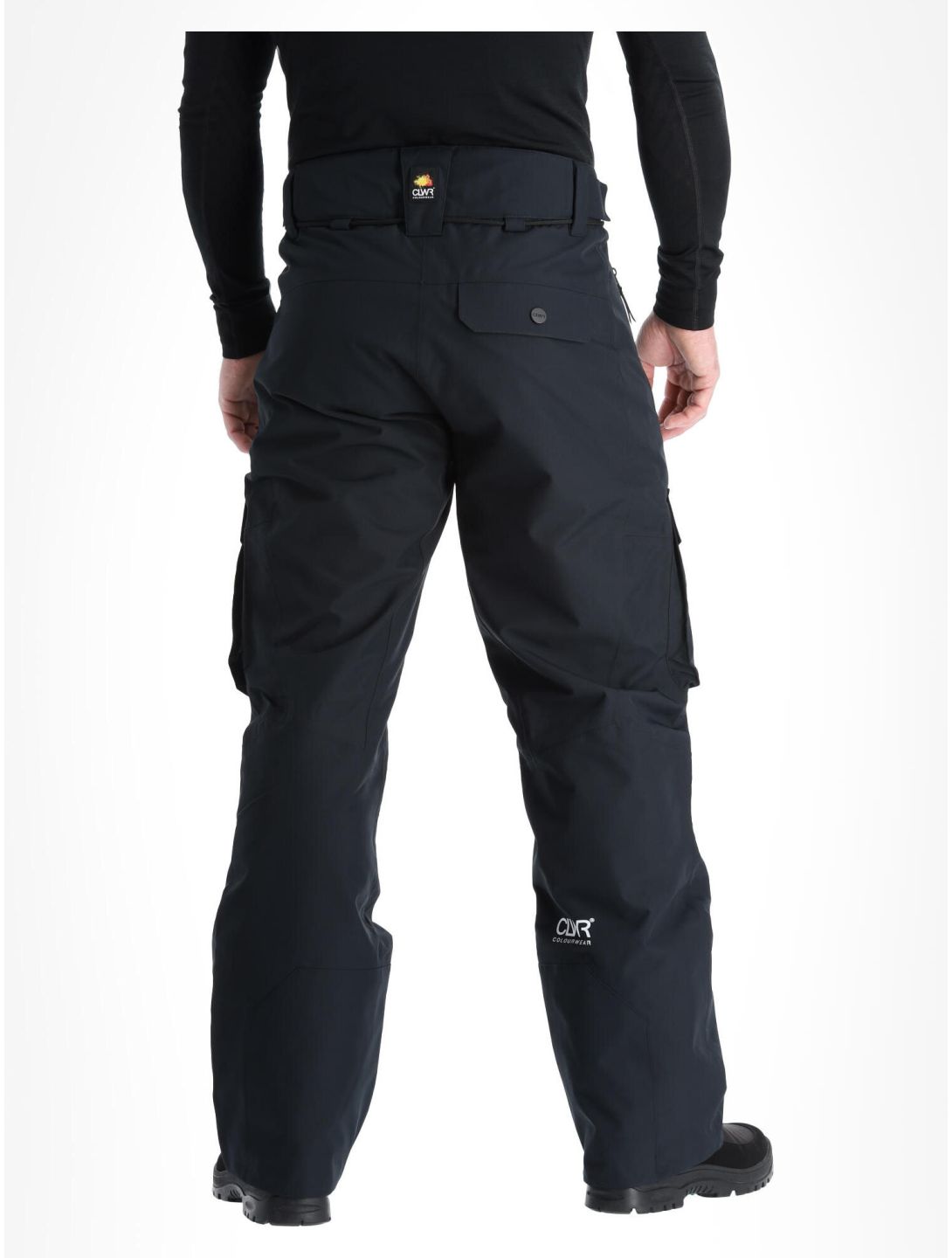 ColourWear, Flight pantaloni da sci BIB model uomo Black nero 