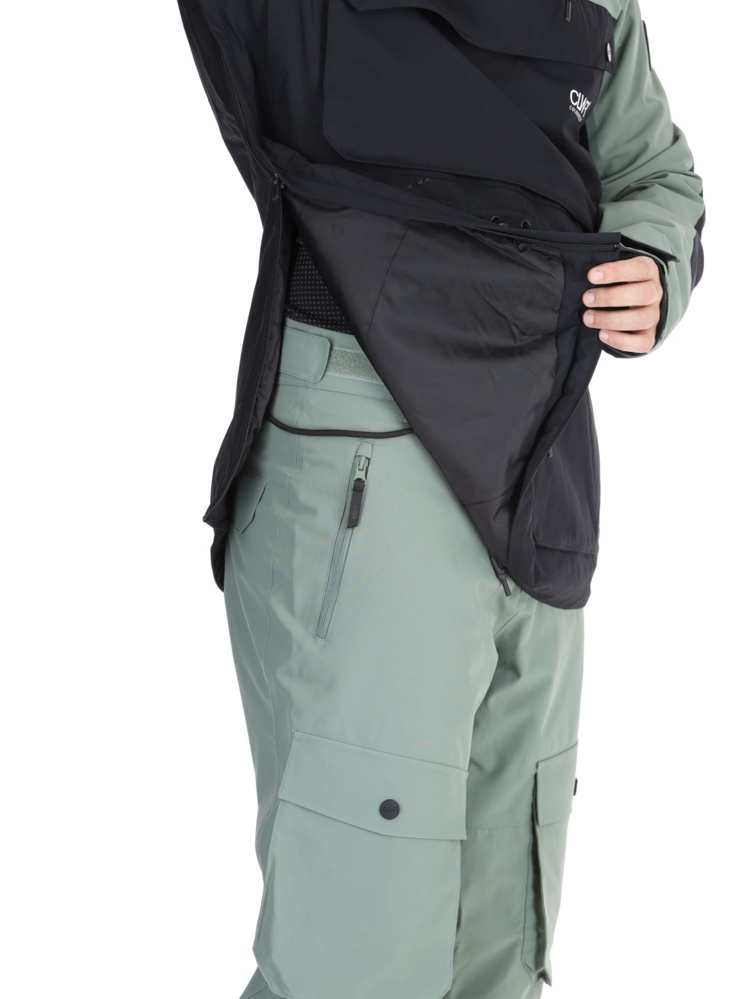 ColourWear, M Essential anorak uomo Dark Sage verde 