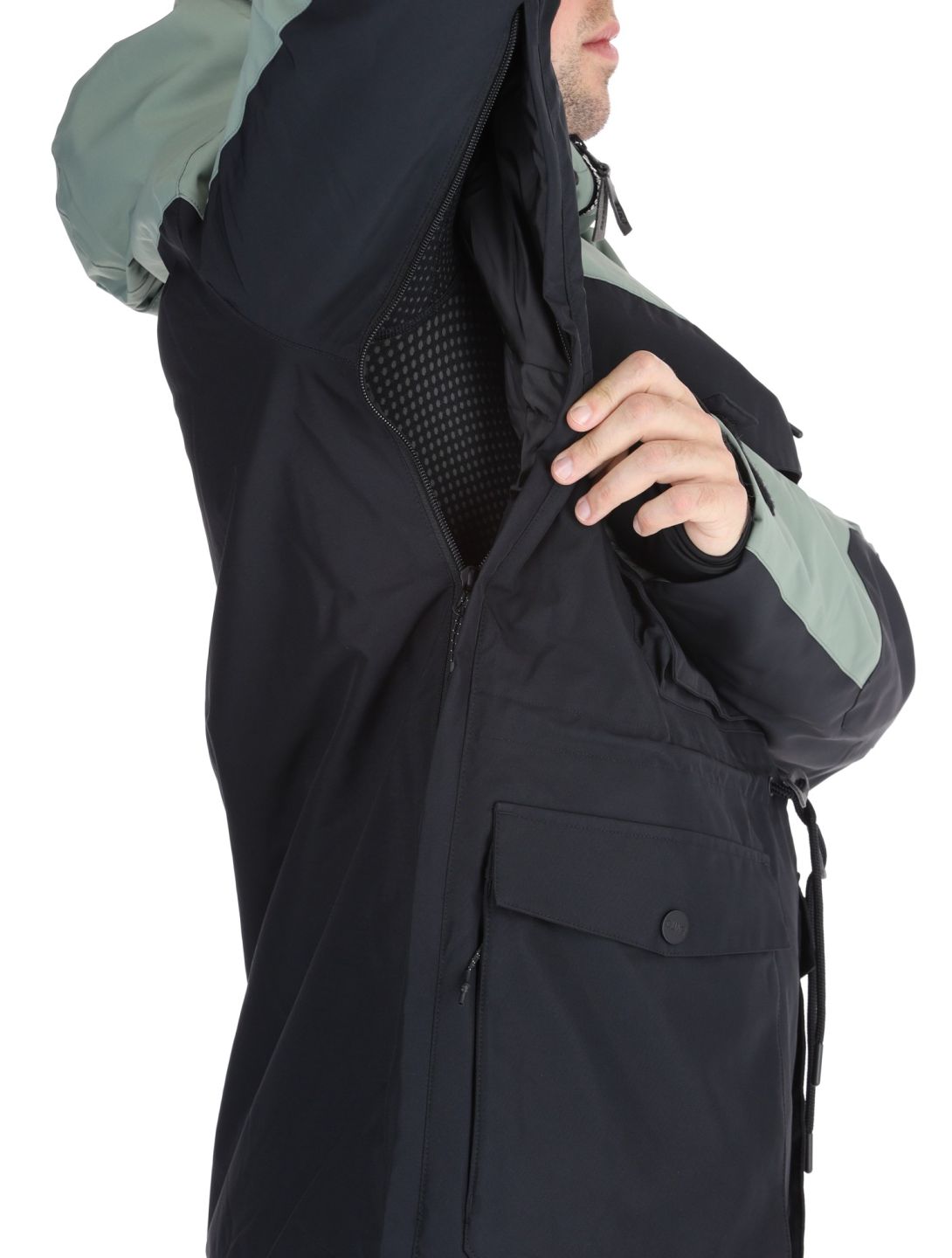 ColourWear, M Essential anorak uomo Dark Sage verde 