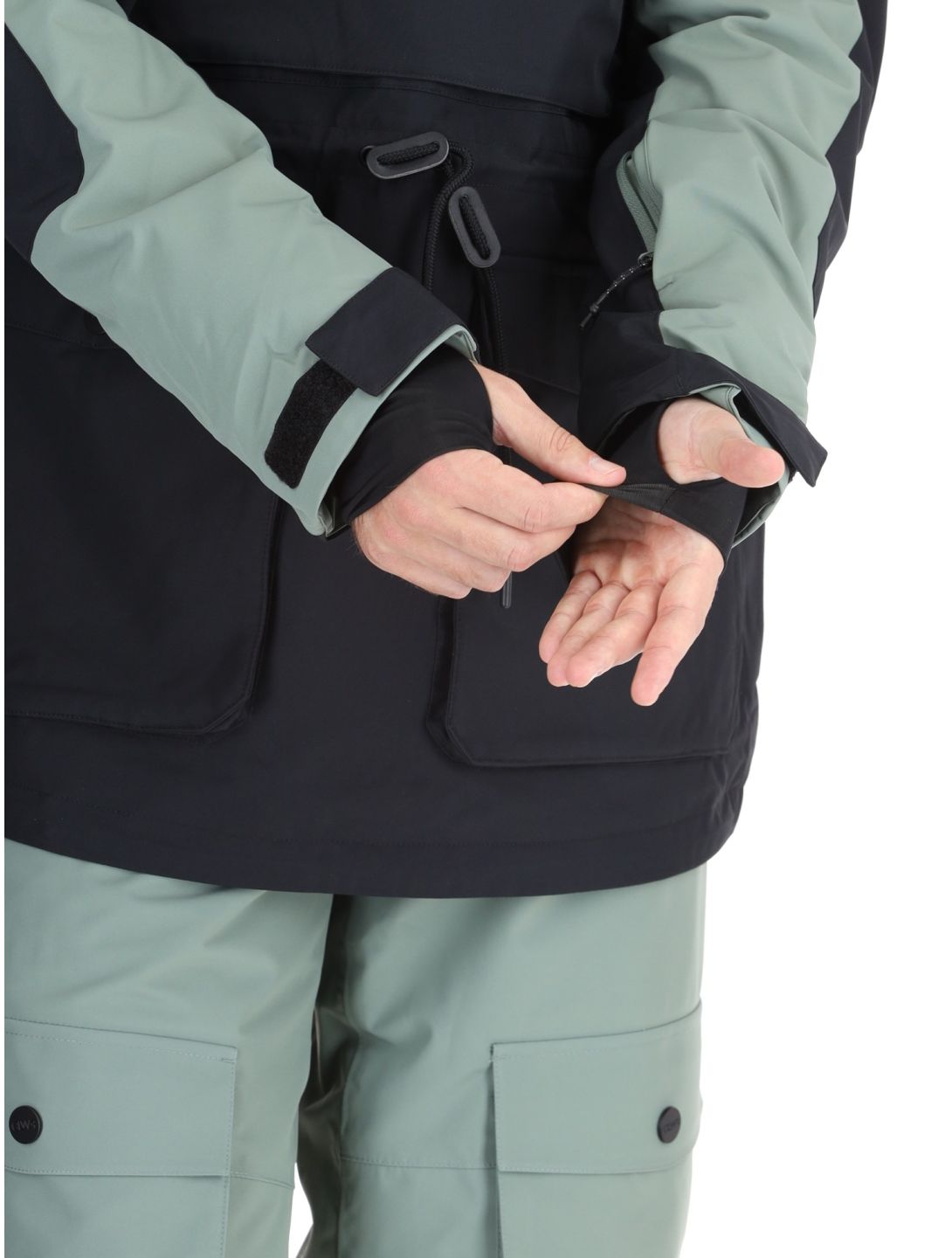 ColourWear, M Essential anorak uomo Dark Sage verde 