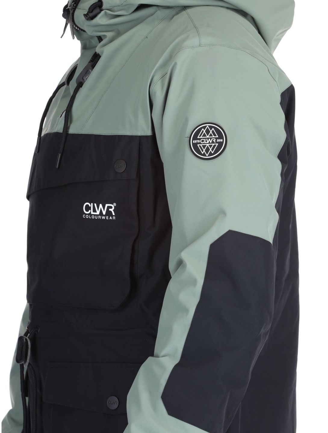 ColourWear, M Essential anorak uomo Dark Sage verde 