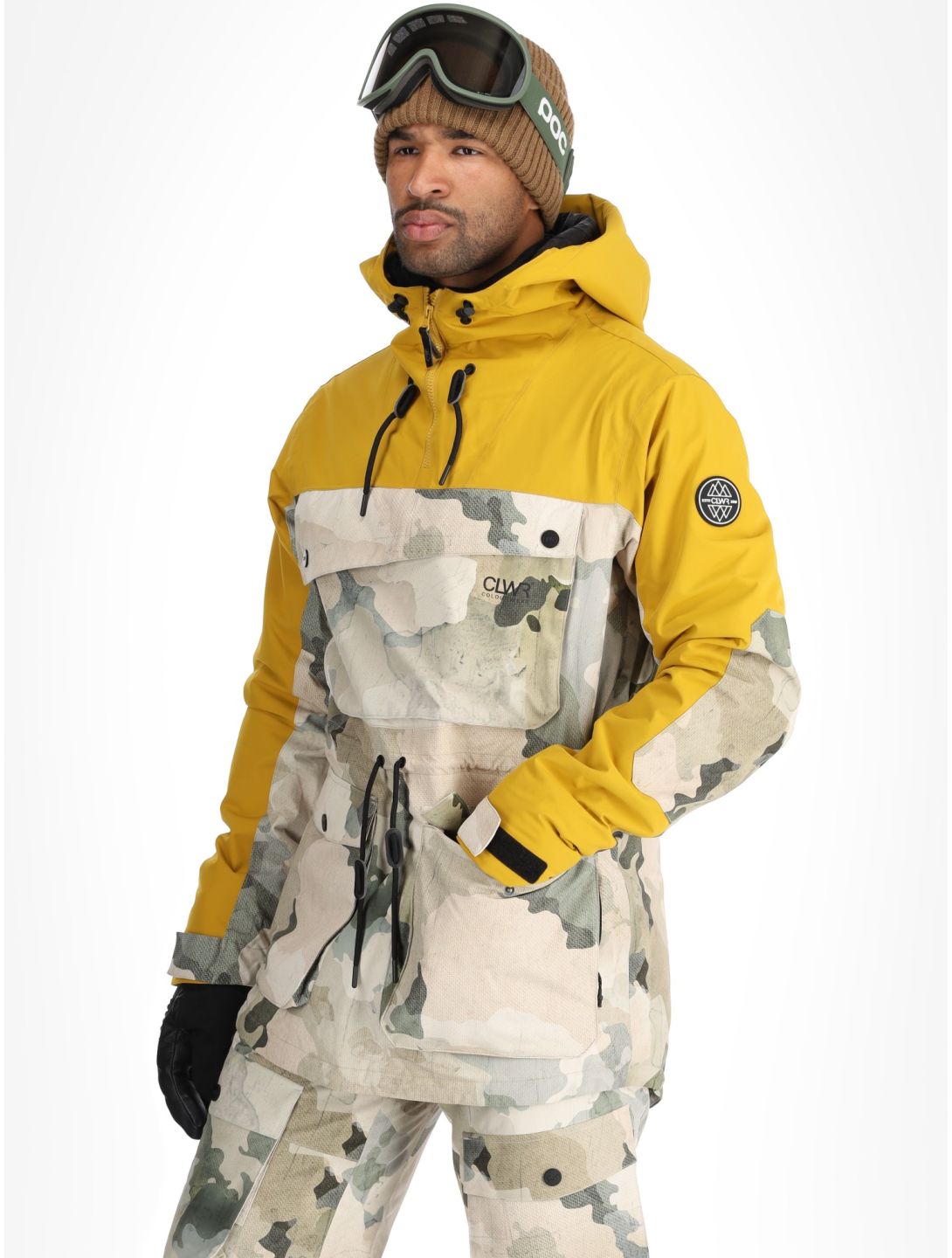 ColourWear, M Essential anorak uomo Yellow giallo 