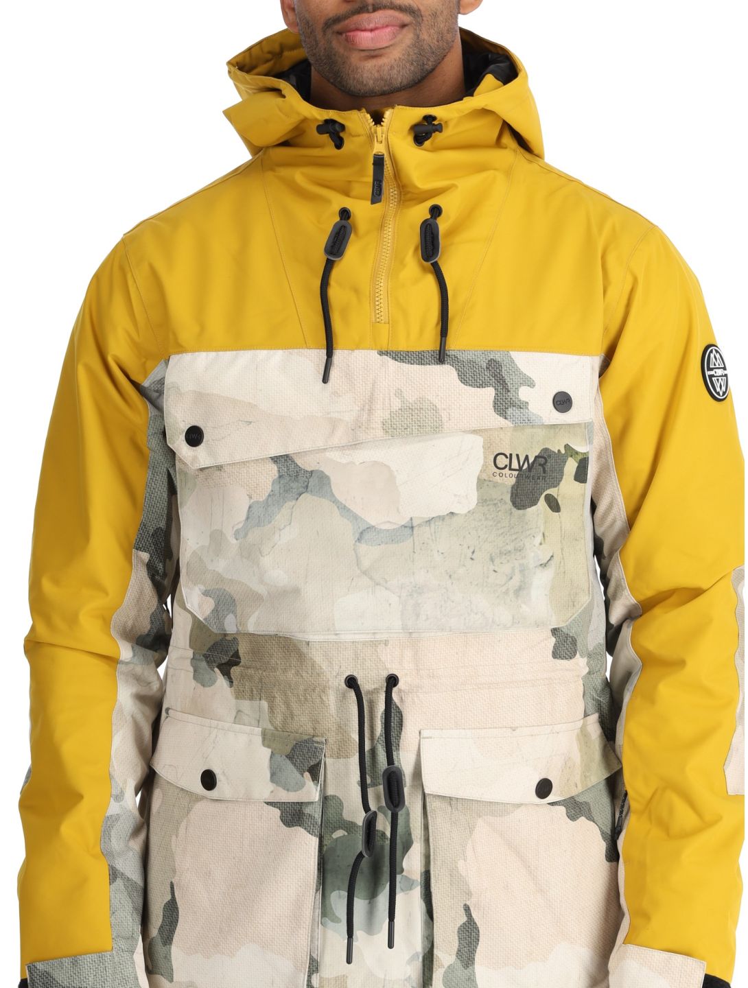 ColourWear, M Essential anorak uomo Yellow giallo 