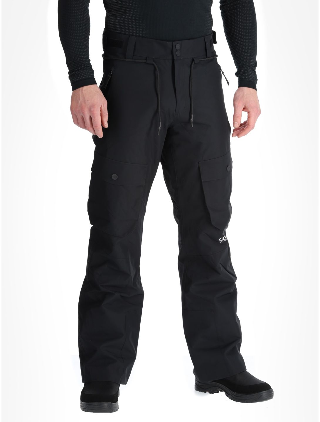 ColourWear, M Flight pantaloni da sci uomo Black nero 