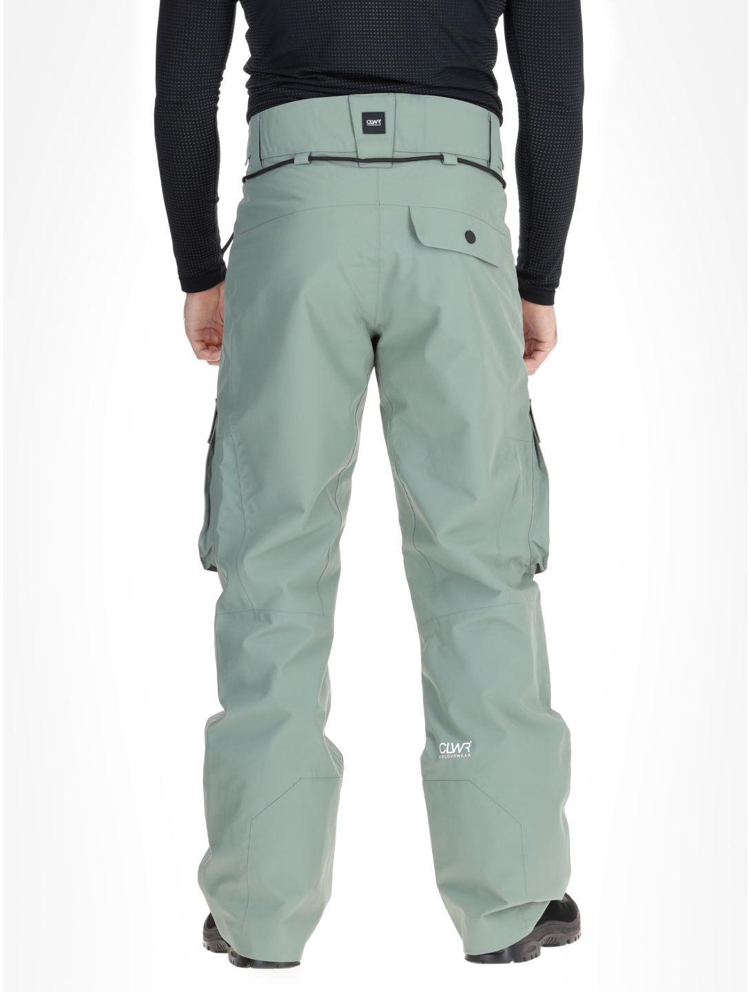 ColourWear, M Flight pantaloni da sci uomo Dark Sage verde 