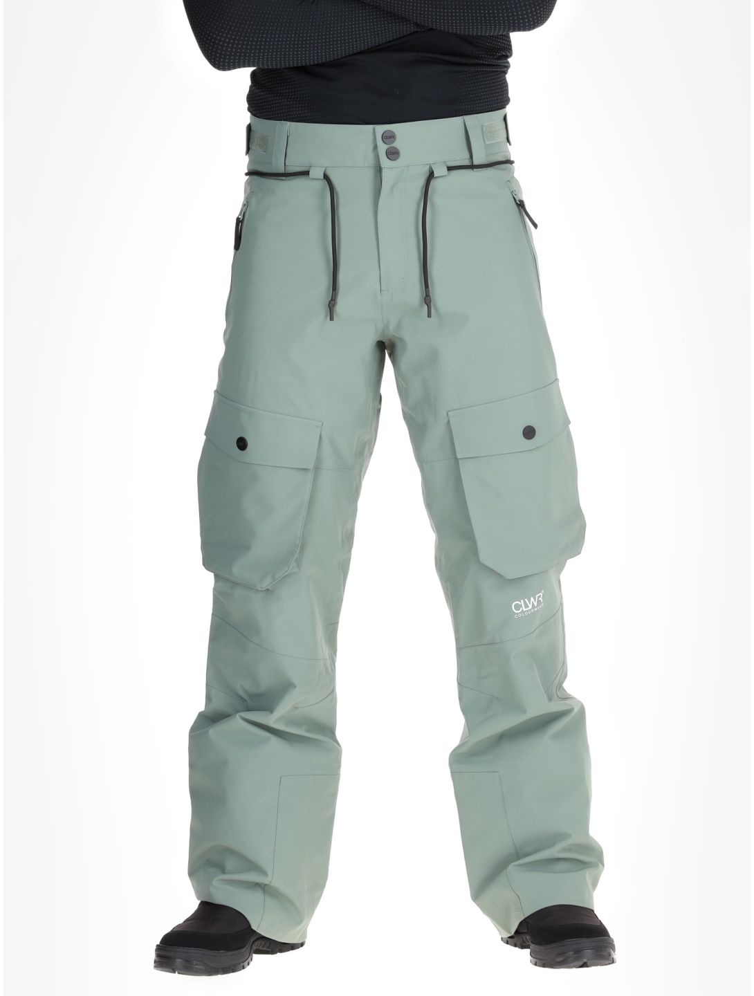 ColourWear, M Flight pantaloni da sci uomo Dark Sage verde 