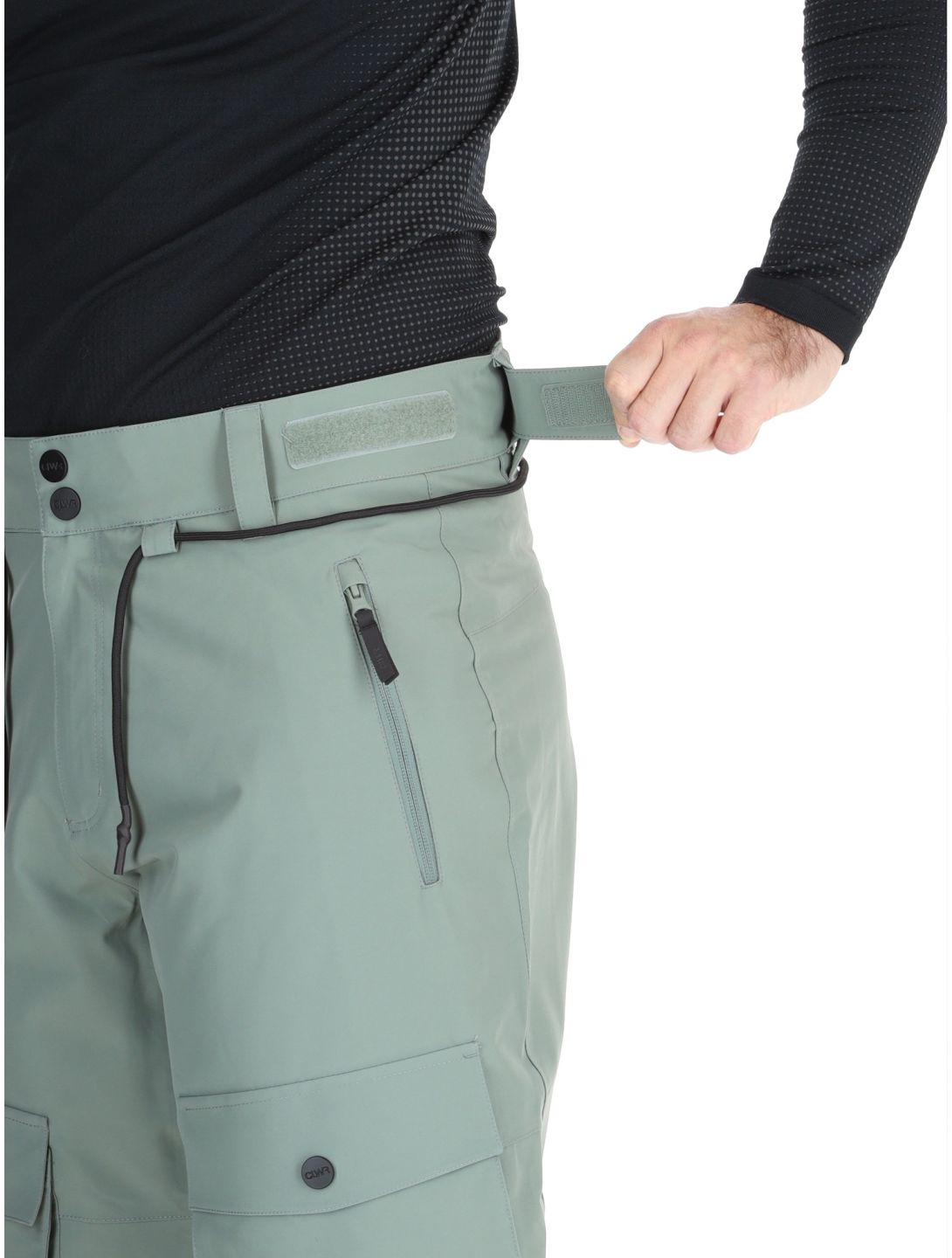 ColourWear, M Flight pantaloni da sci uomo Dark Sage verde 