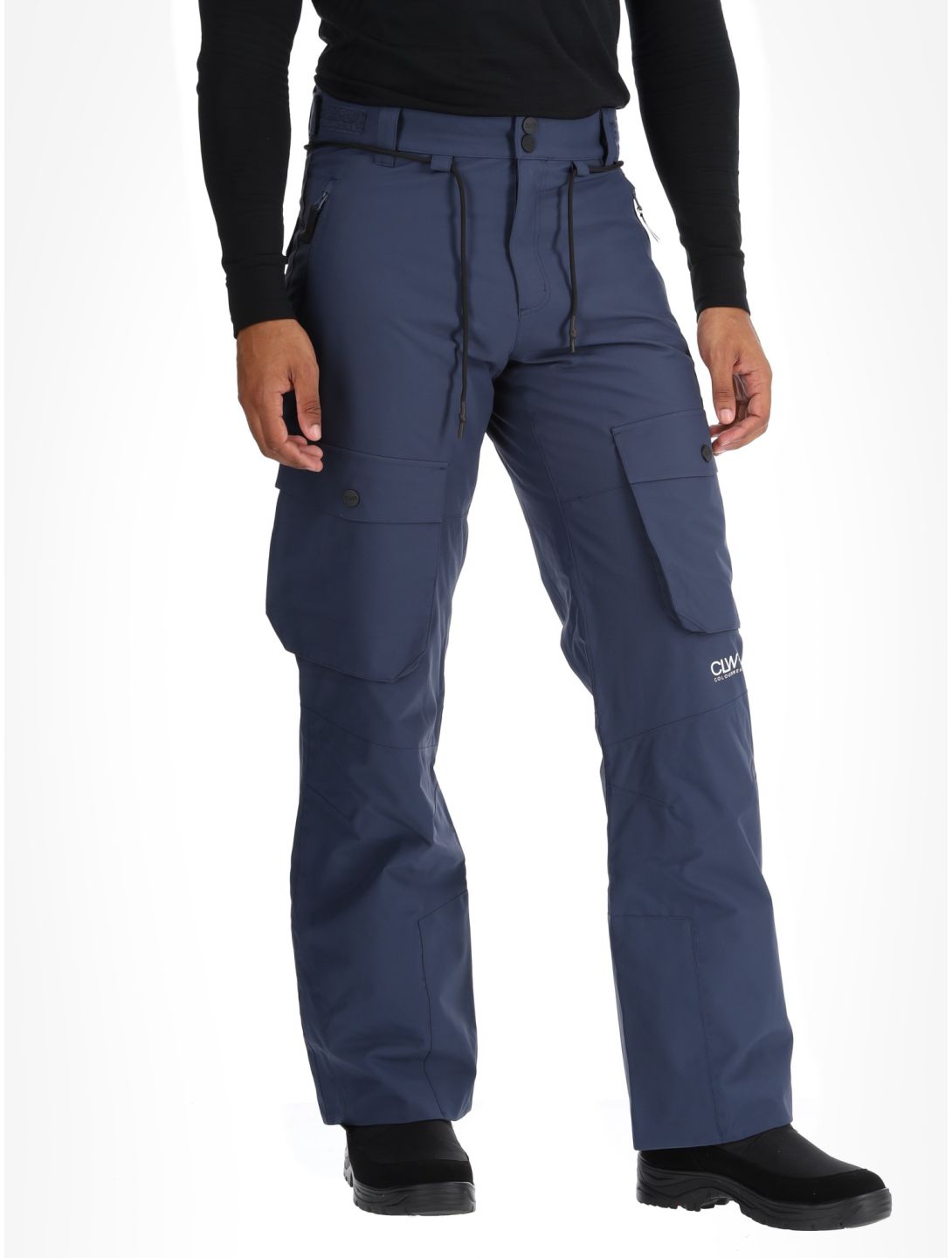 ColourWear, M Flight pantaloni da sci uomo Navy blu 