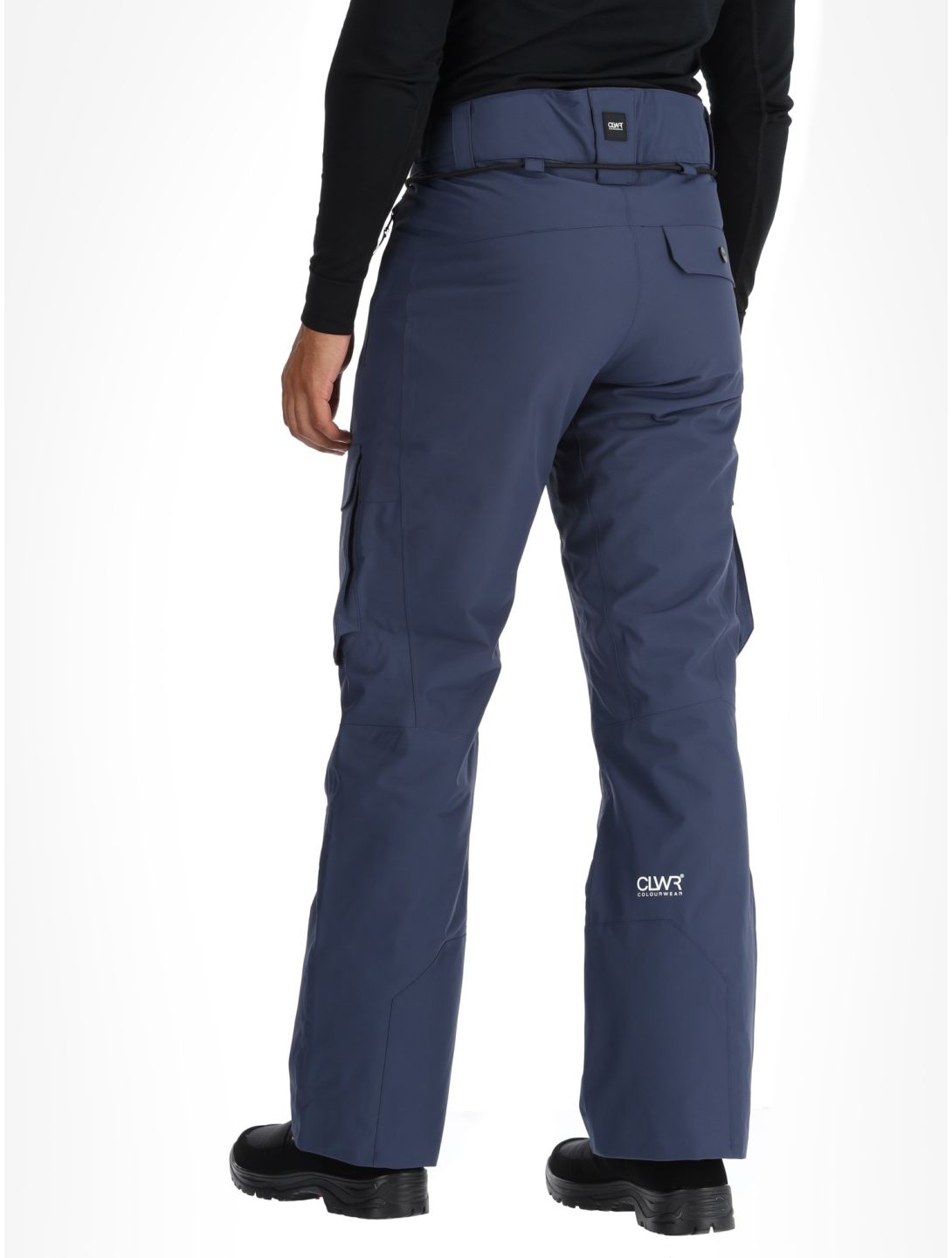 ColourWear, M Flight pantaloni da sci uomo Navy blu 