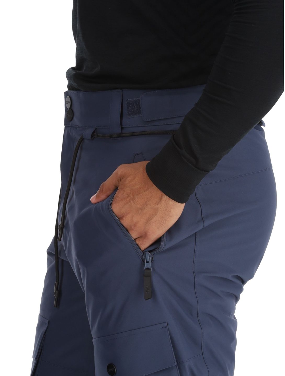 ColourWear, M Flight pantaloni da sci uomo Navy blu 