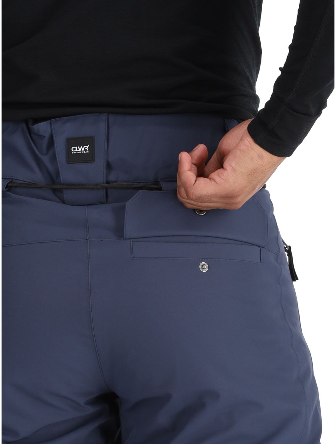 ColourWear, M Flight pantaloni da sci uomo Navy blu 