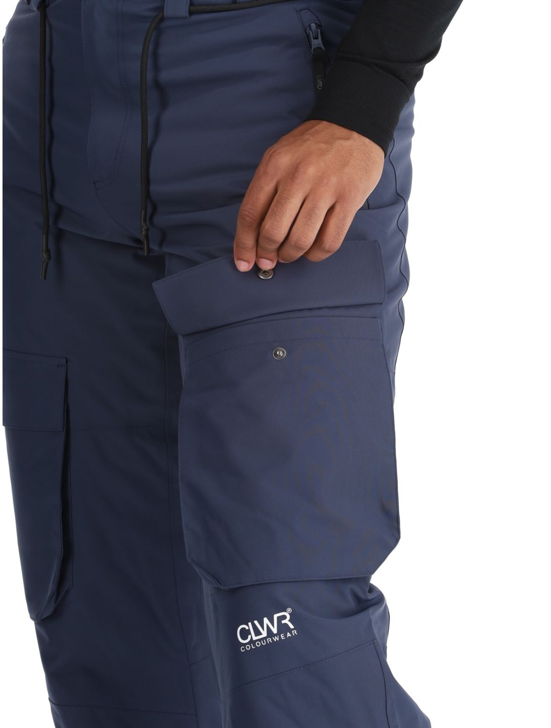 ColourWear, M Flight pantaloni da sci uomo Navy blu 