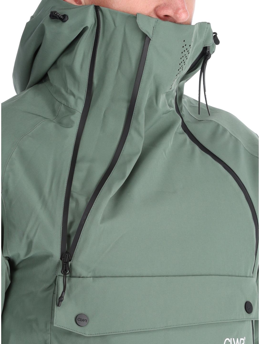 ColourWear, M Foil Anorak giacca sci uomo Dark Sage verde 