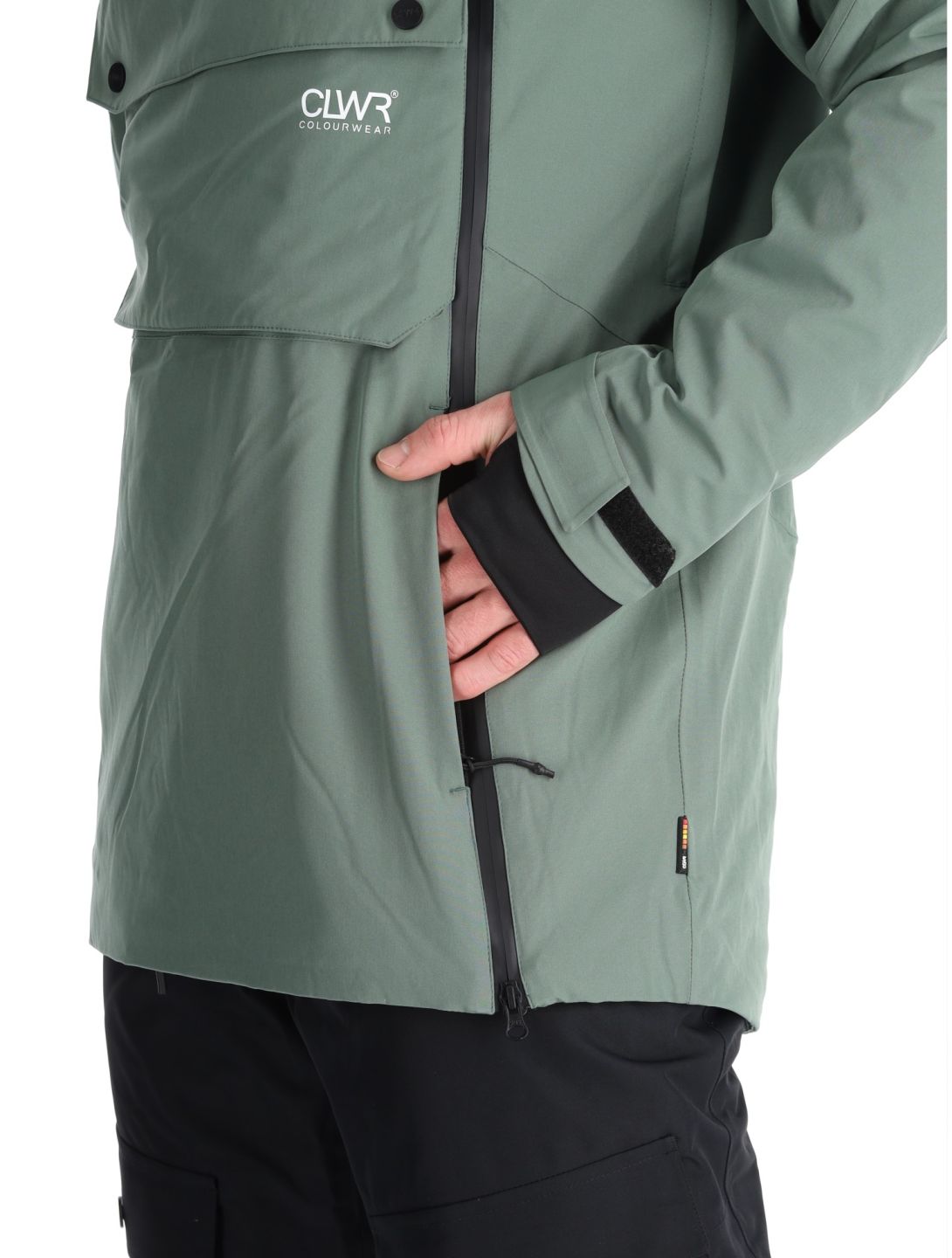 ColourWear, M Foil Anorak giacca sci uomo Dark Sage verde 