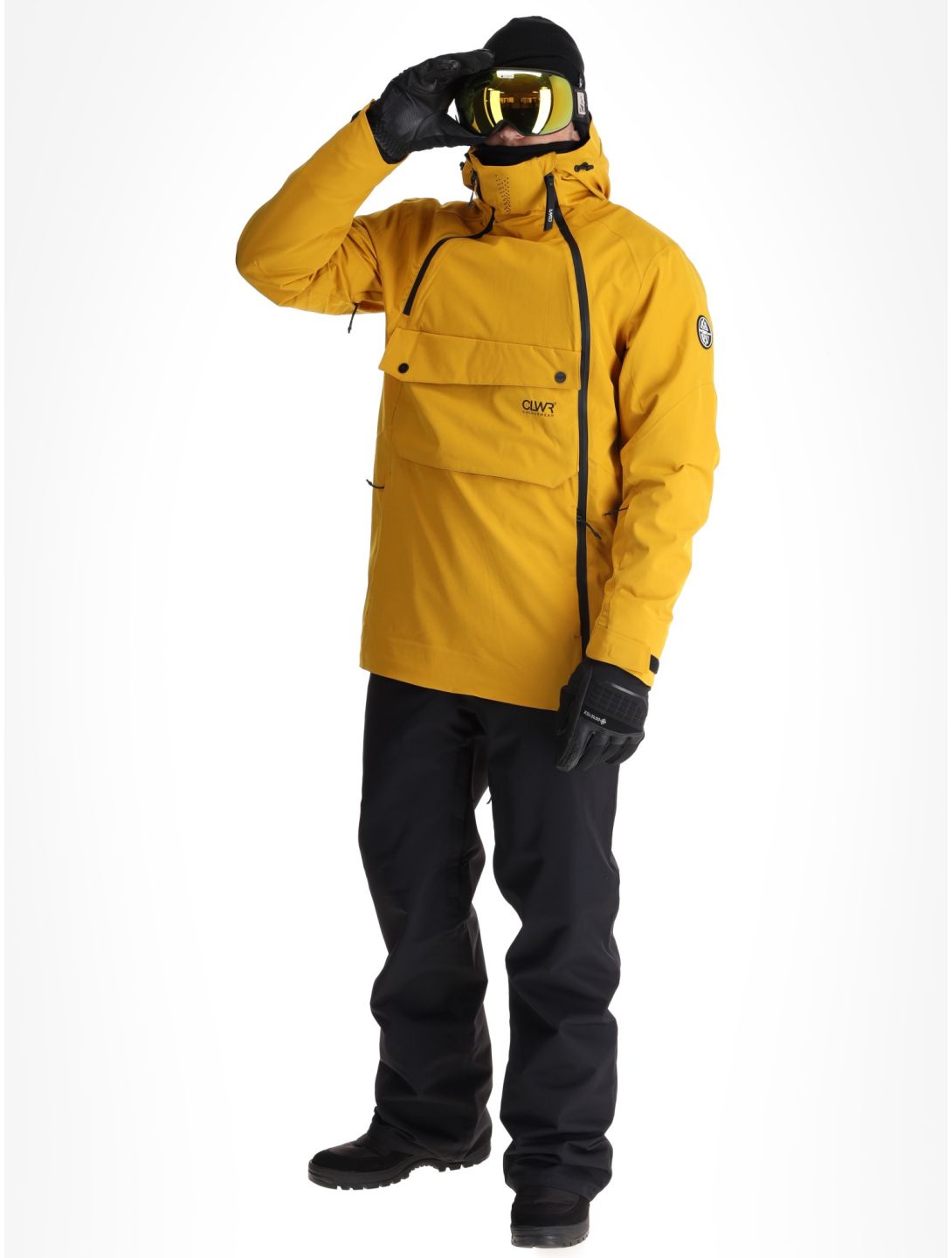 ColourWear, M Foil Anorak giacca sci uomo Yellow giallo 