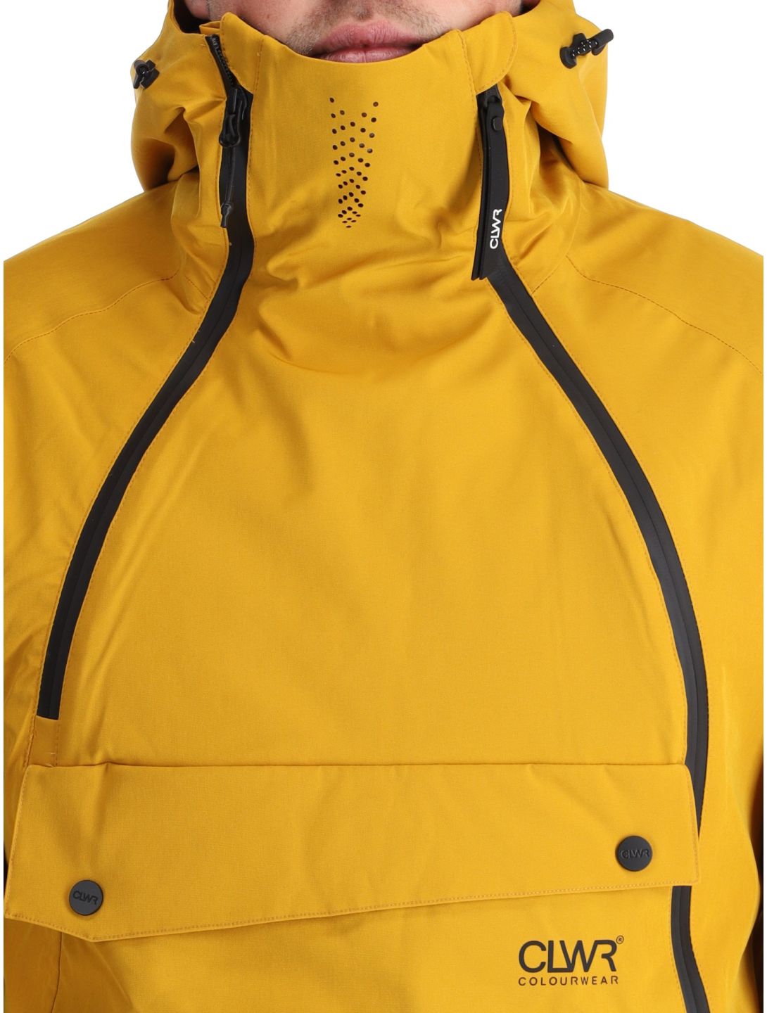 ColourWear, M Foil Anorak giacca sci uomo Yellow giallo 