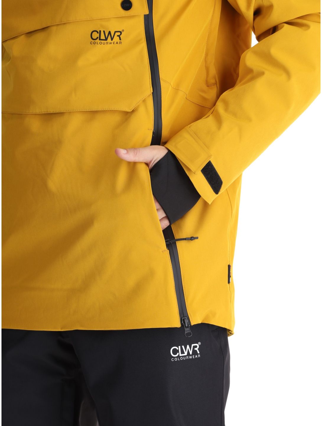 ColourWear, M Foil Anorak giacca sci uomo Yellow giallo 