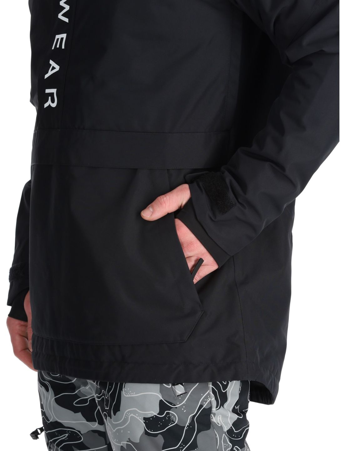 ColourWear, M Signature anorak uomo Black nero 