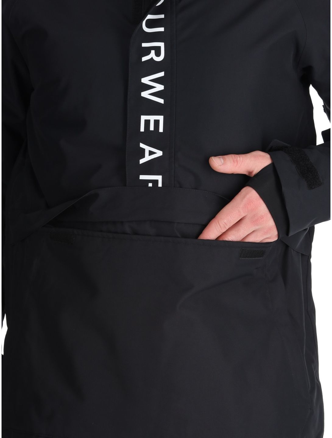 ColourWear, M Signature anorak uomo Black nero 