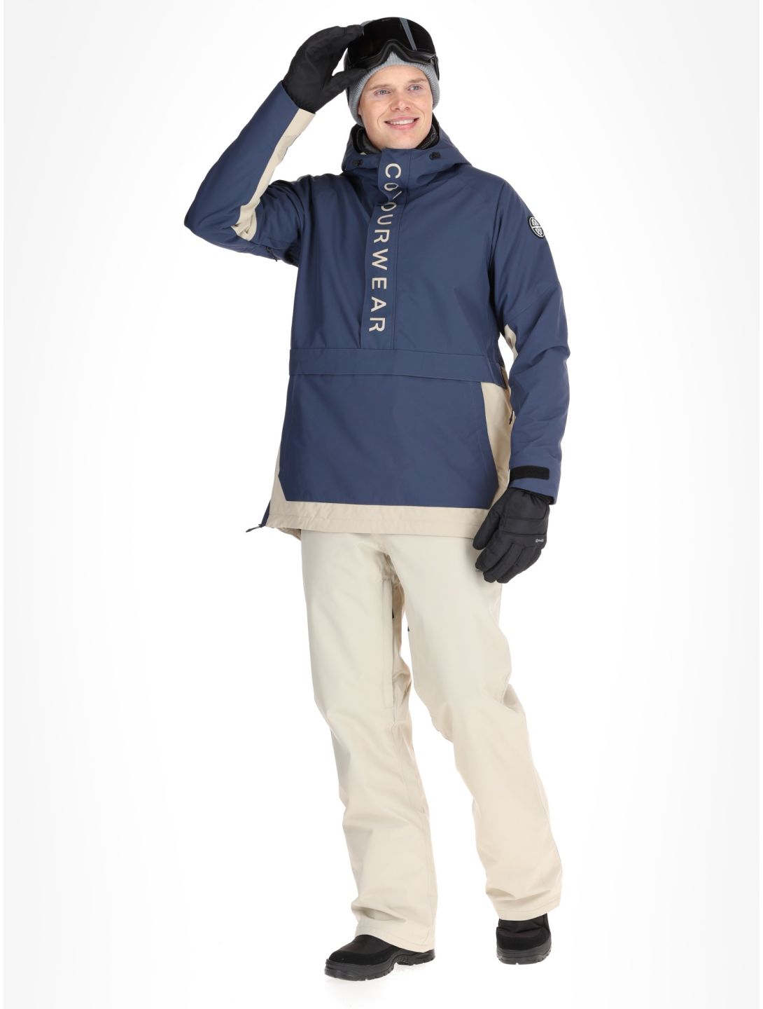 ColourWear, M Signature anorak uomo Navy blu 