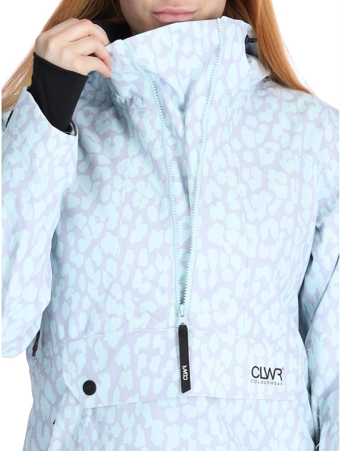 ColourWear, W Homage 2.0 anorak donna Leopard Lilac viola 