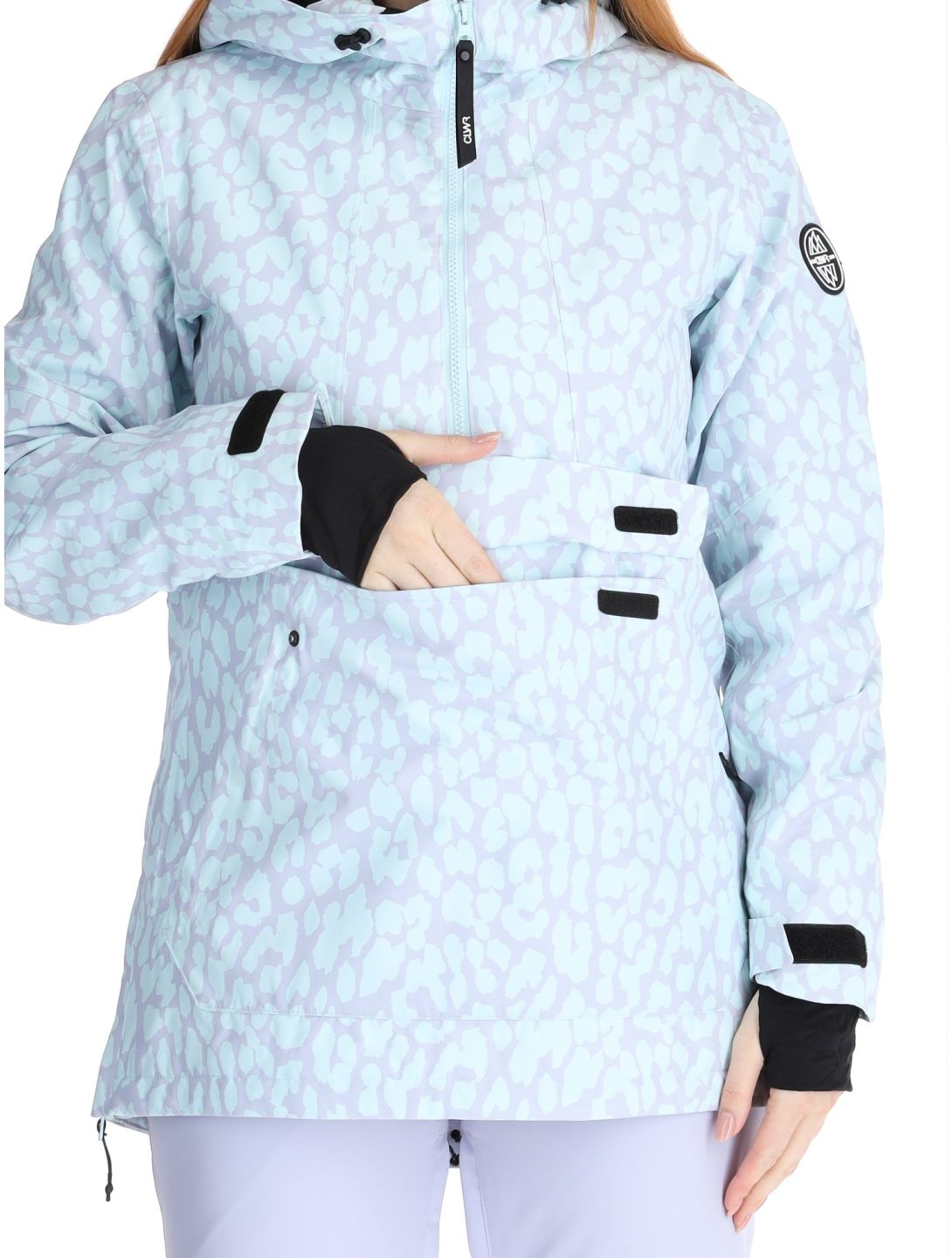 ColourWear, W Homage 2.0 anorak donna Leopard Lilac viola 