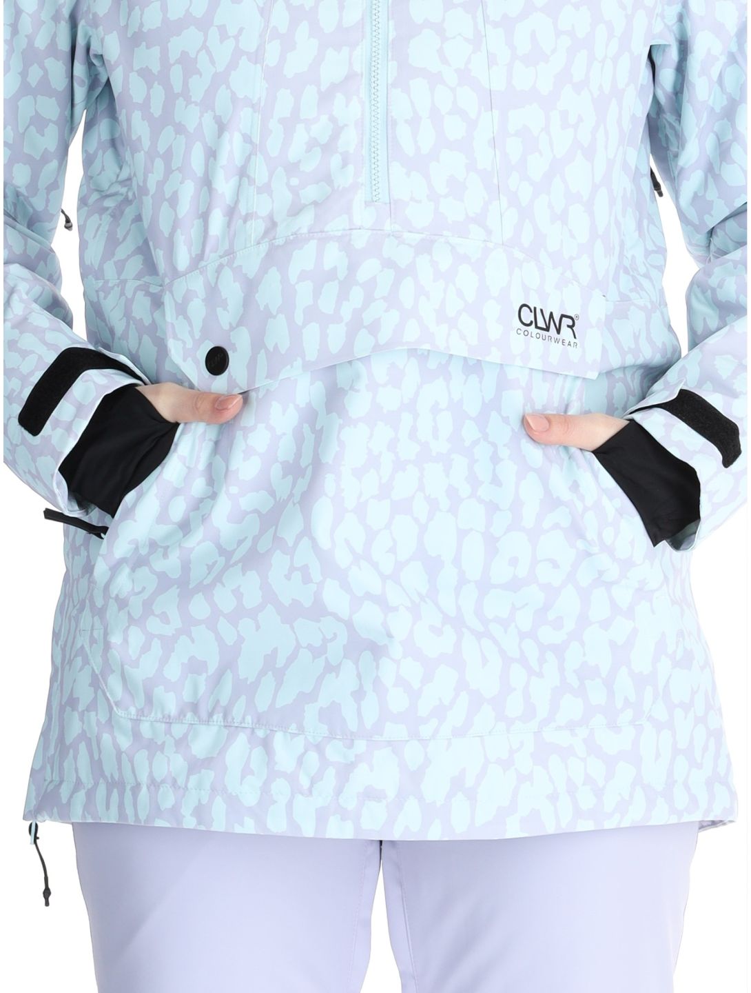 ColourWear, W Homage 2.0 anorak donna Leopard Lilac viola 