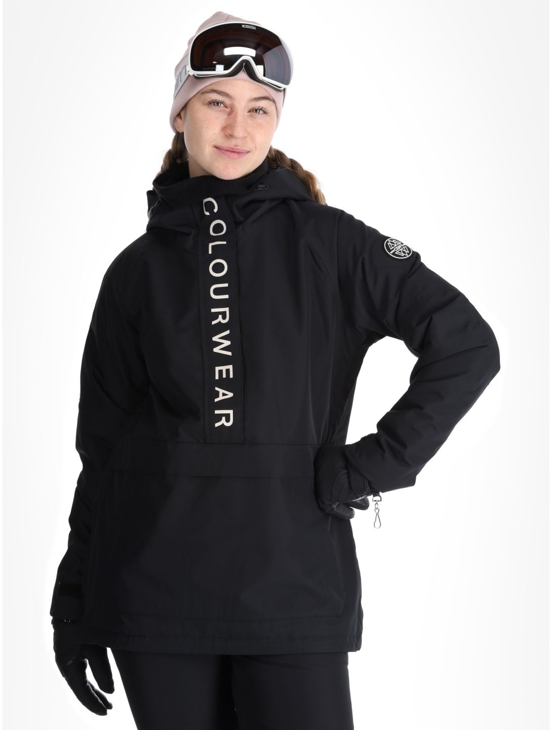 ColourWear, W Signature anorak donna Black nero 