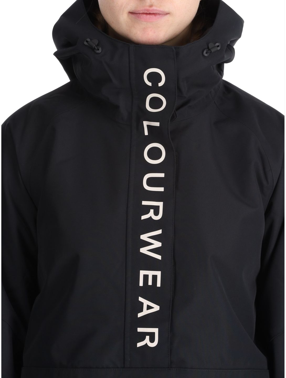 ColourWear, W Signature anorak donna Black nero 