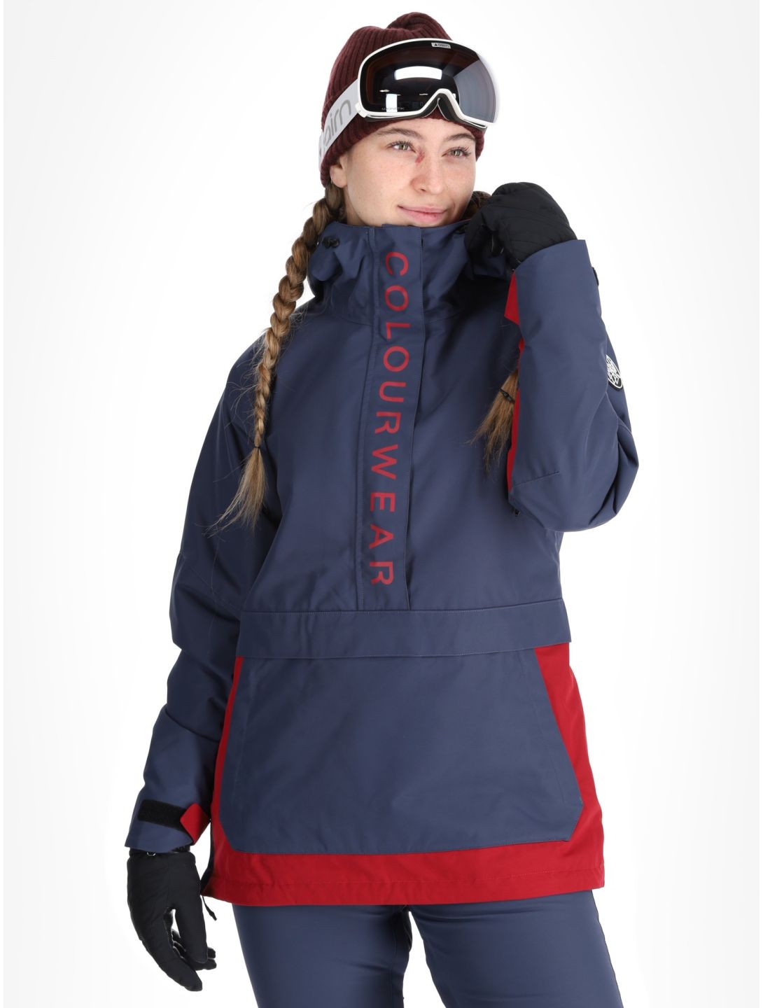 ColourWear, W Signature anorak donna Navy blu 