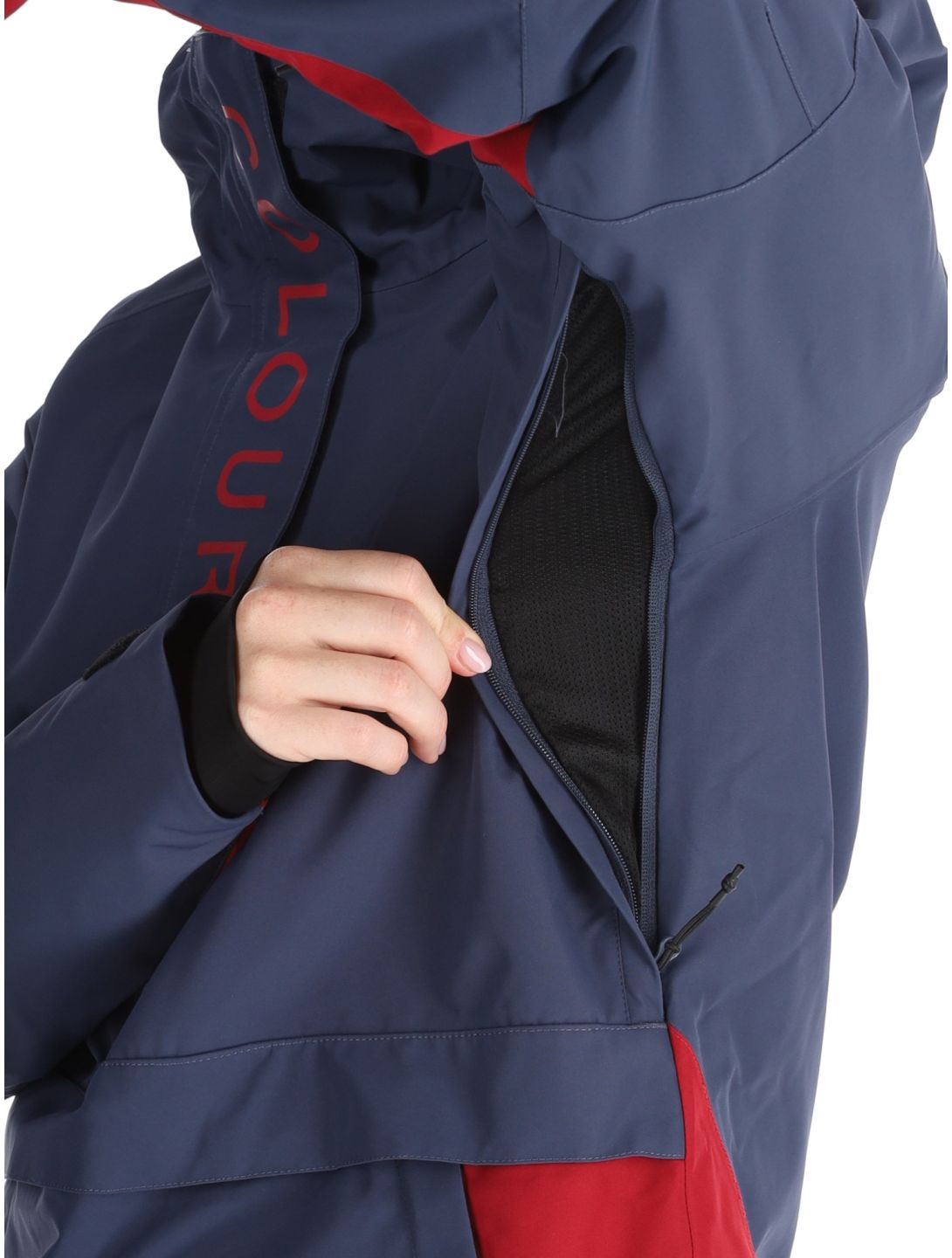 ColourWear, W Signature anorak donna Navy blu 