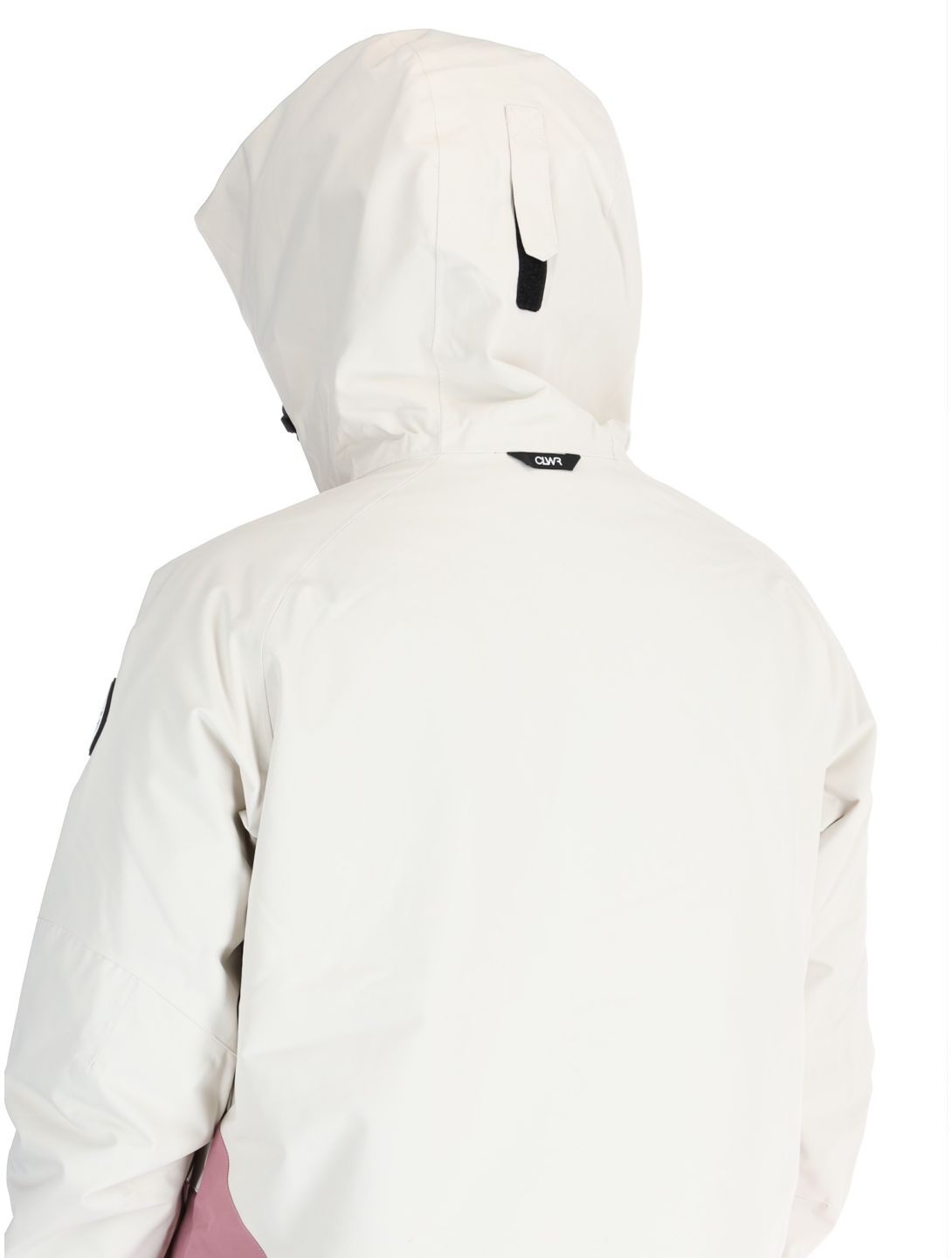 ColourWear, W Signature anorak donna Off-White bianco, viola 