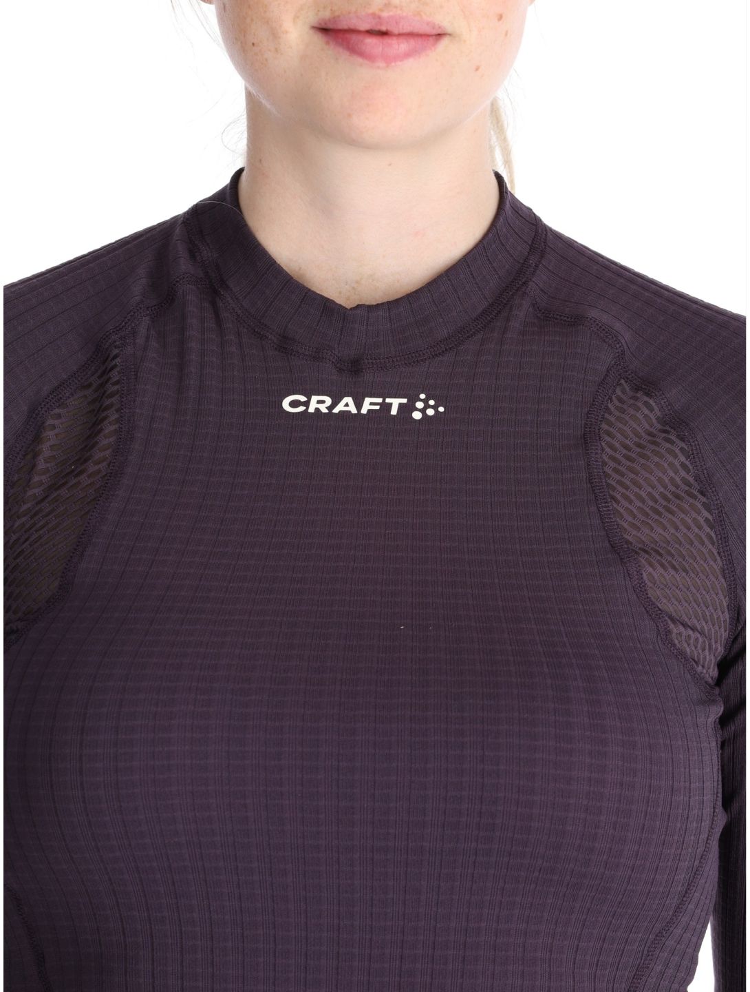 Craft, Active Extreme X Crewneck LS maglia termica donna DK Plum viola 