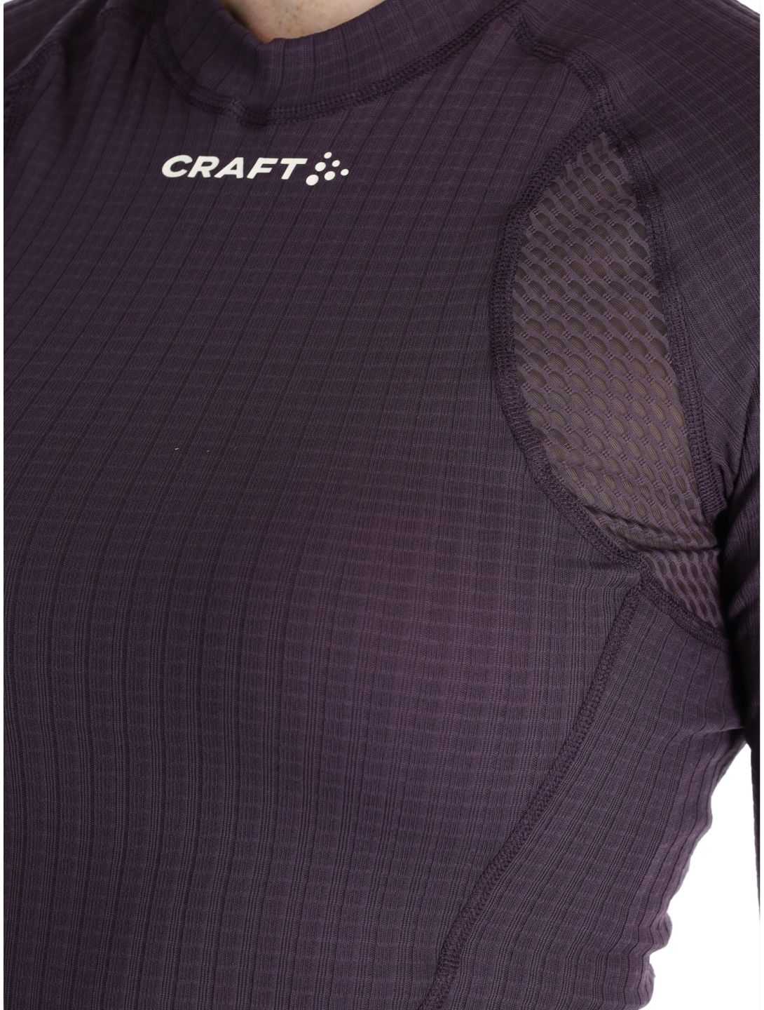 Craft, Active Extreme X Crewneck LS maglia termica donna DK Plum viola 