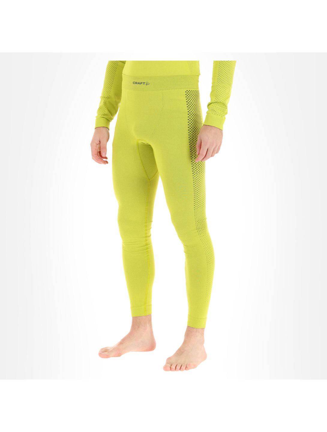 Craft, Adv Fuseknit Intensity Pants M pantaloni termici uomo giallo/verde