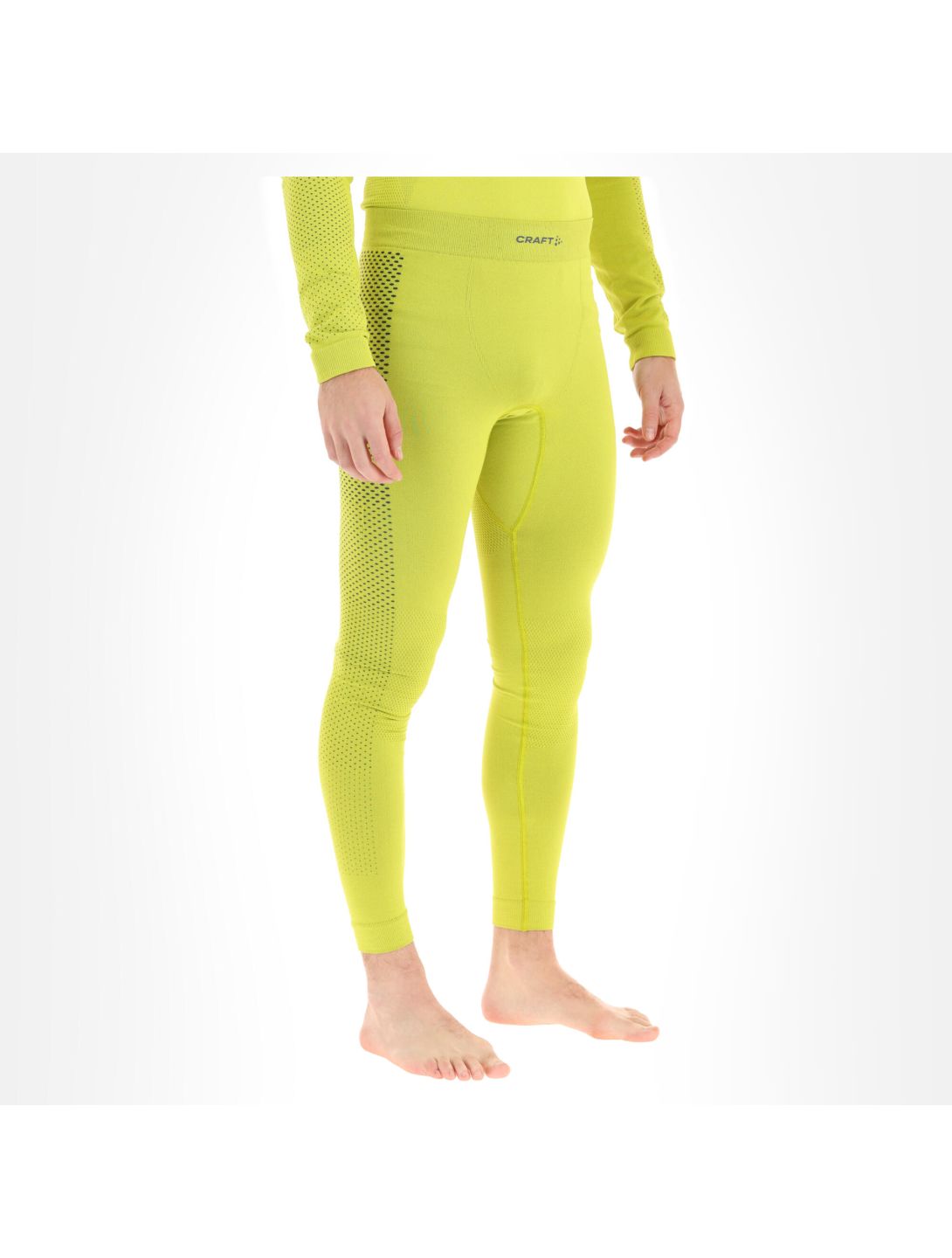 Craft, Adv Fuseknit Intensity Pants M pantaloni termici uomo giallo/verde