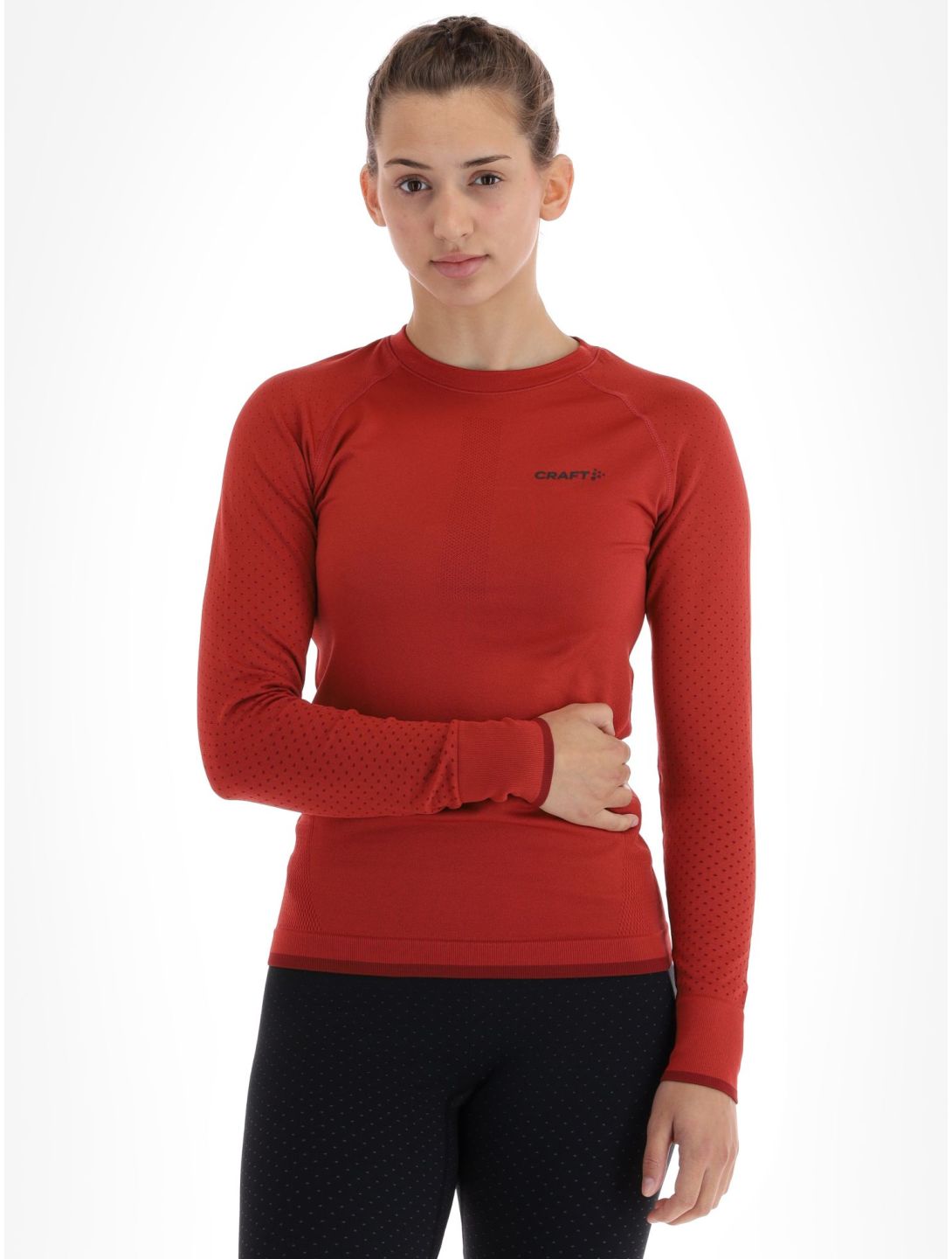 Craft, Adv Warm Intensity LS maglia termica donna Astro-Dk Astro rosso 