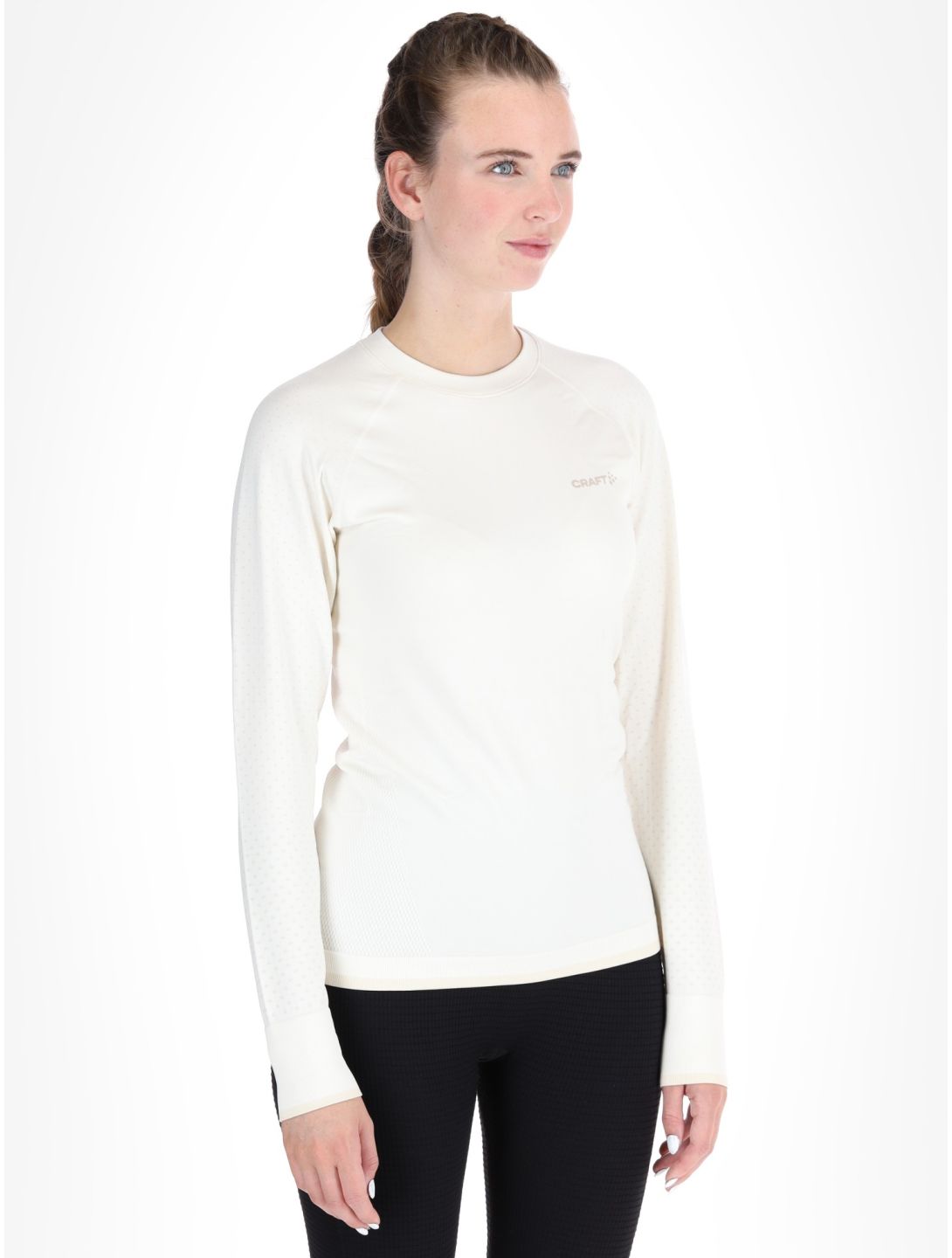 Craft, Adv Warm Intensity LS maglia termica donna Tofu / Plaster bianco 