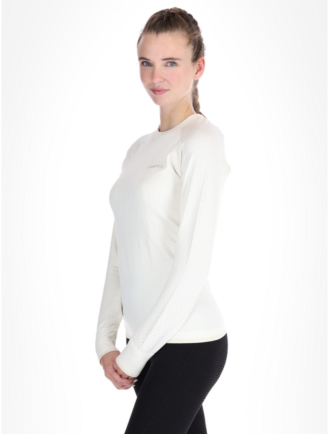 Craft, Adv Warm Intensity LS maglia termica donna Tofu / Plaster bianco 