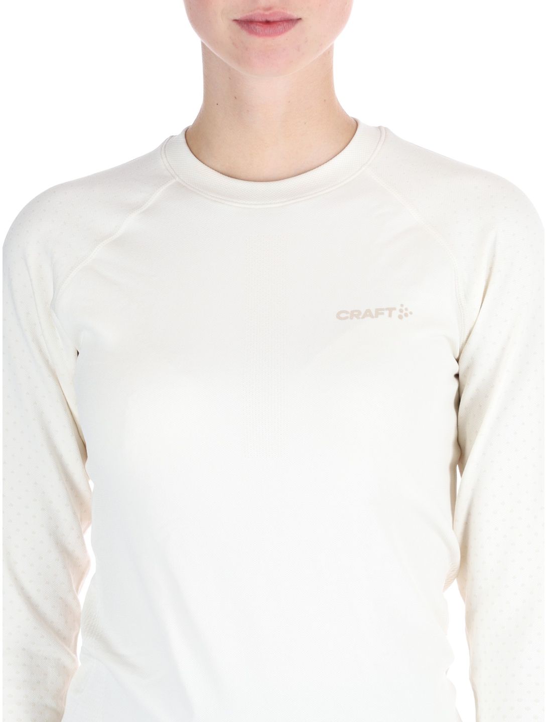 Craft, Adv Warm Intensity LS maglia termica donna Tofu / Plaster bianco 