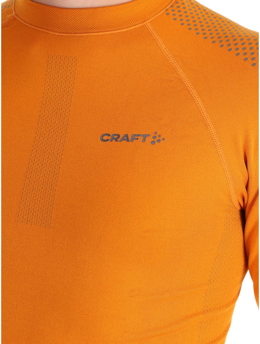 Craft, Adv Warm Intensity LS maglia termica uomo Cara / Granite arancio, grigio 