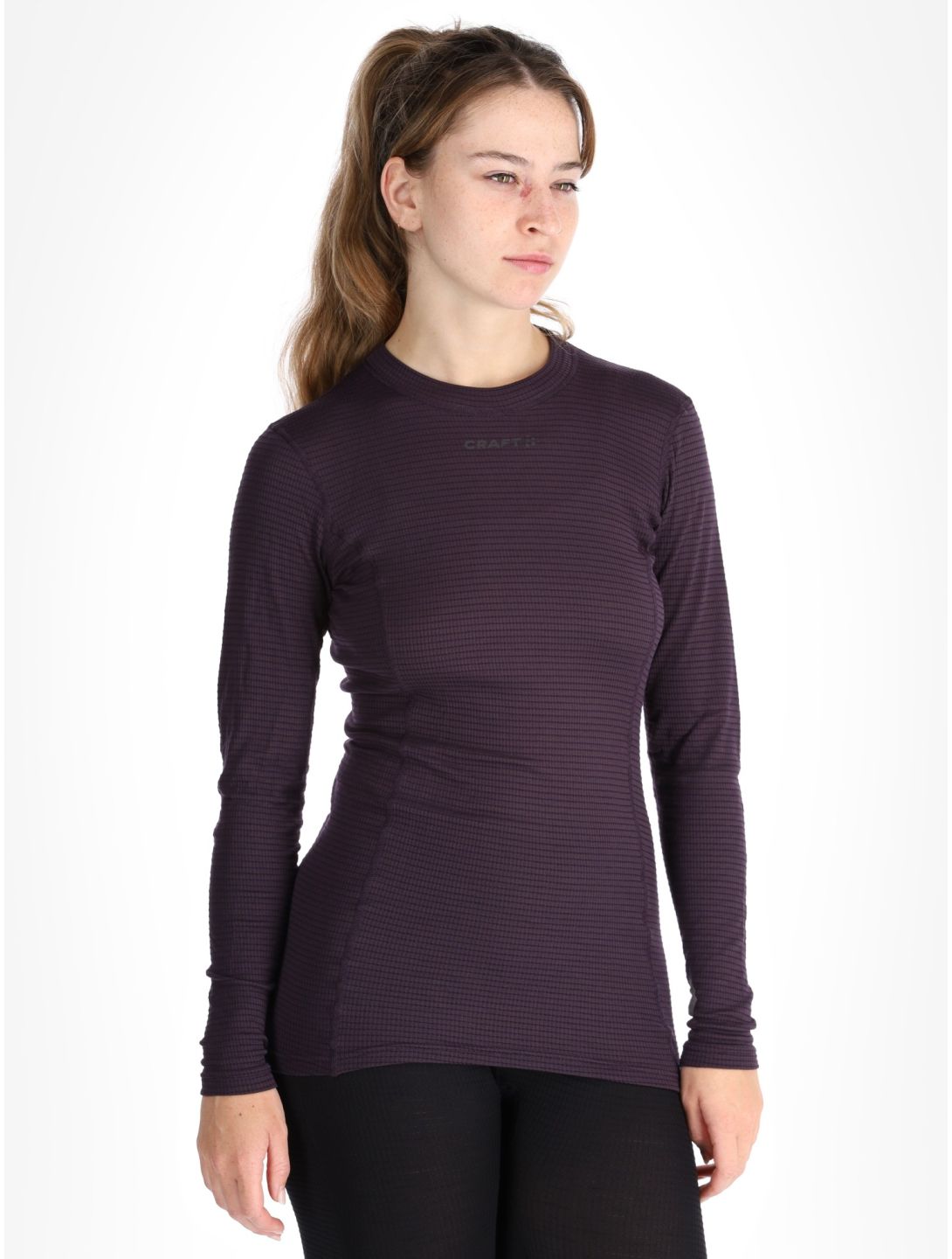 Craft, Pro Wool Extreme X LS maglia termica donna DK Plum viola 