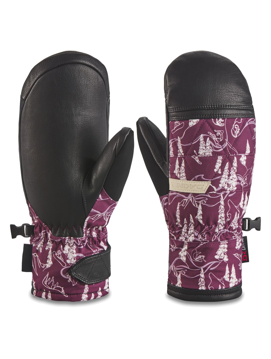 Dakine, Fleetwood Mitt moffole donna b4bc grapevine viola 