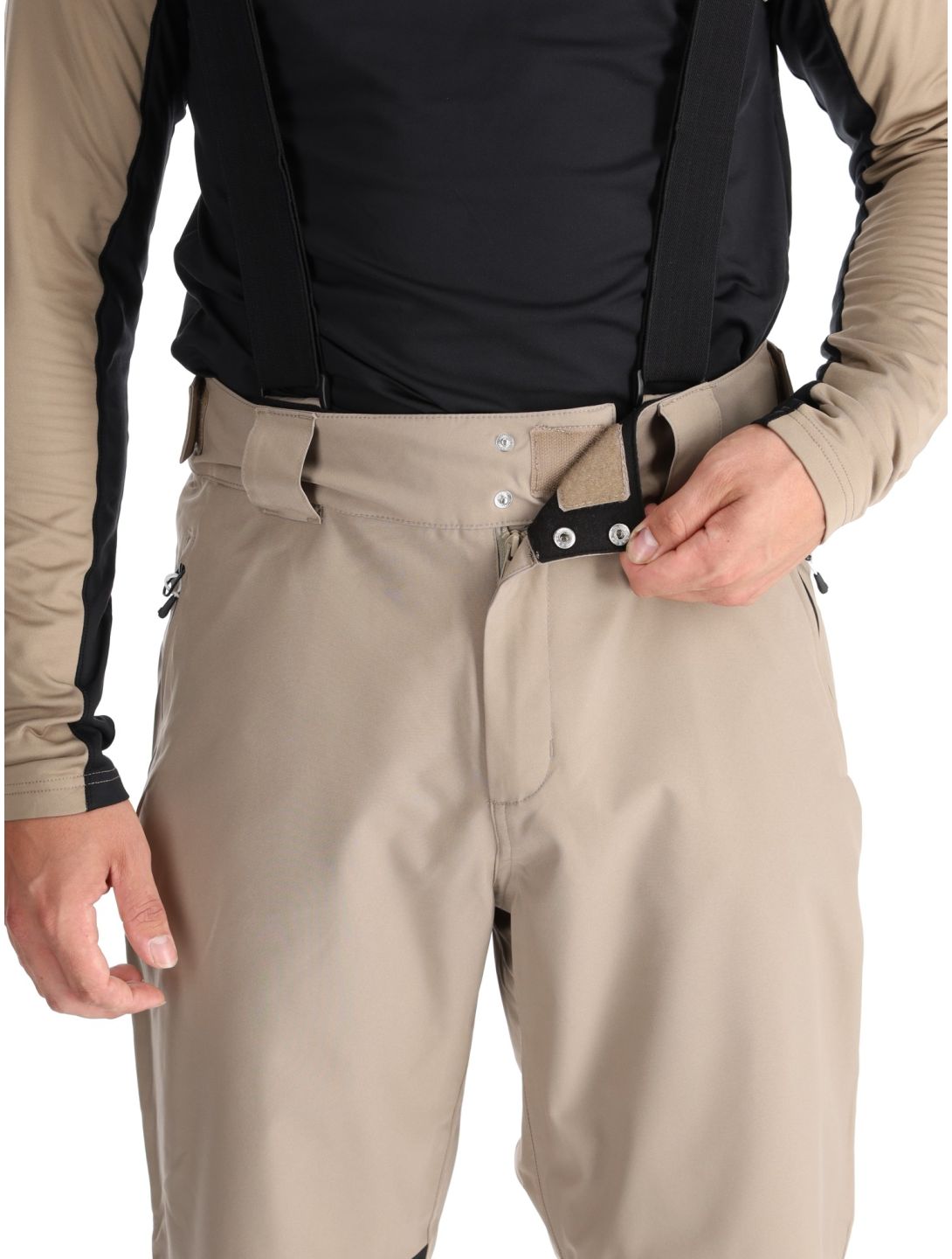 Dare2b, Achieve II pantaloni da sci uomo Clay / Black marrone, nero 