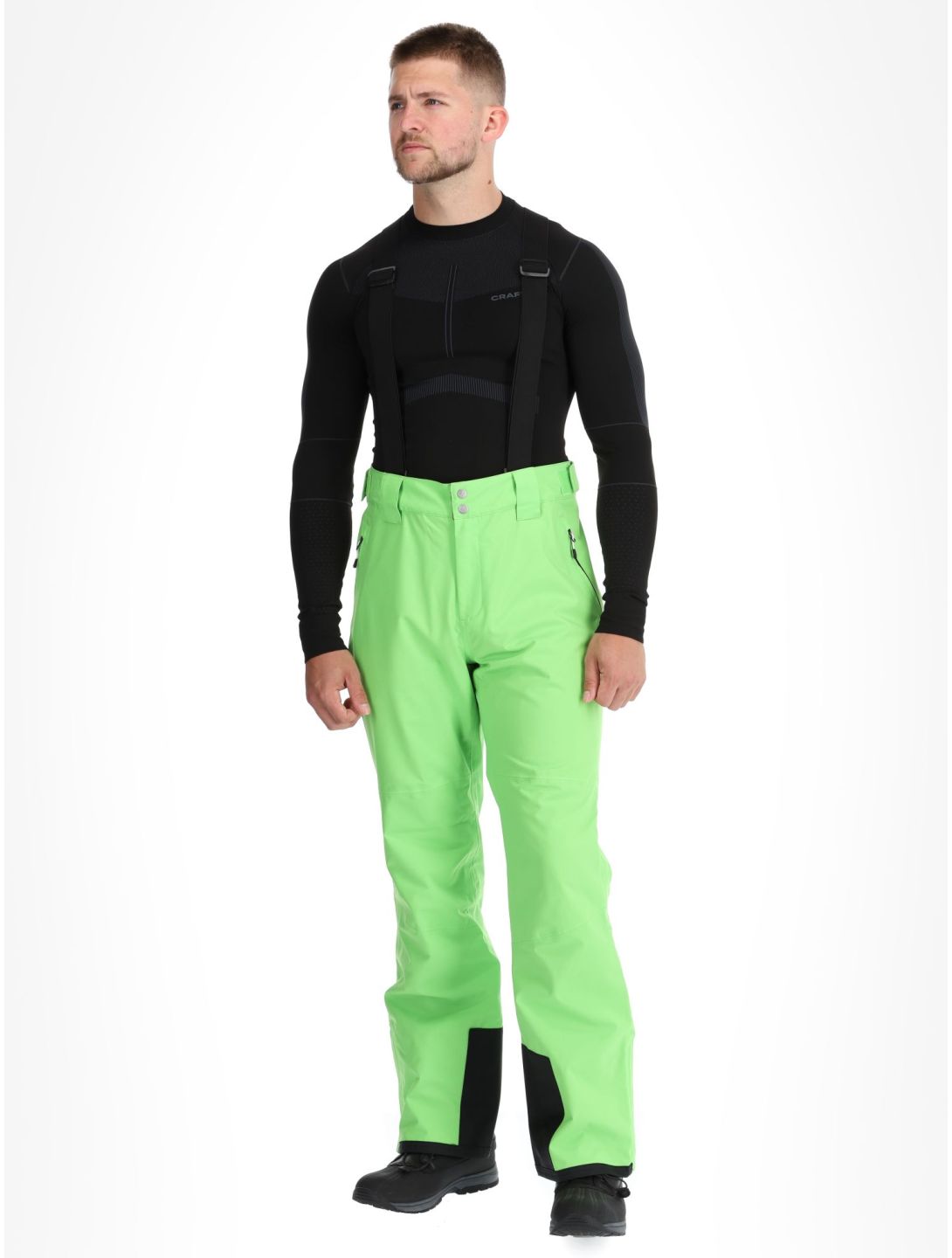 Dare2b, Achieve II pantaloni da sci uomo Green Flash verde 