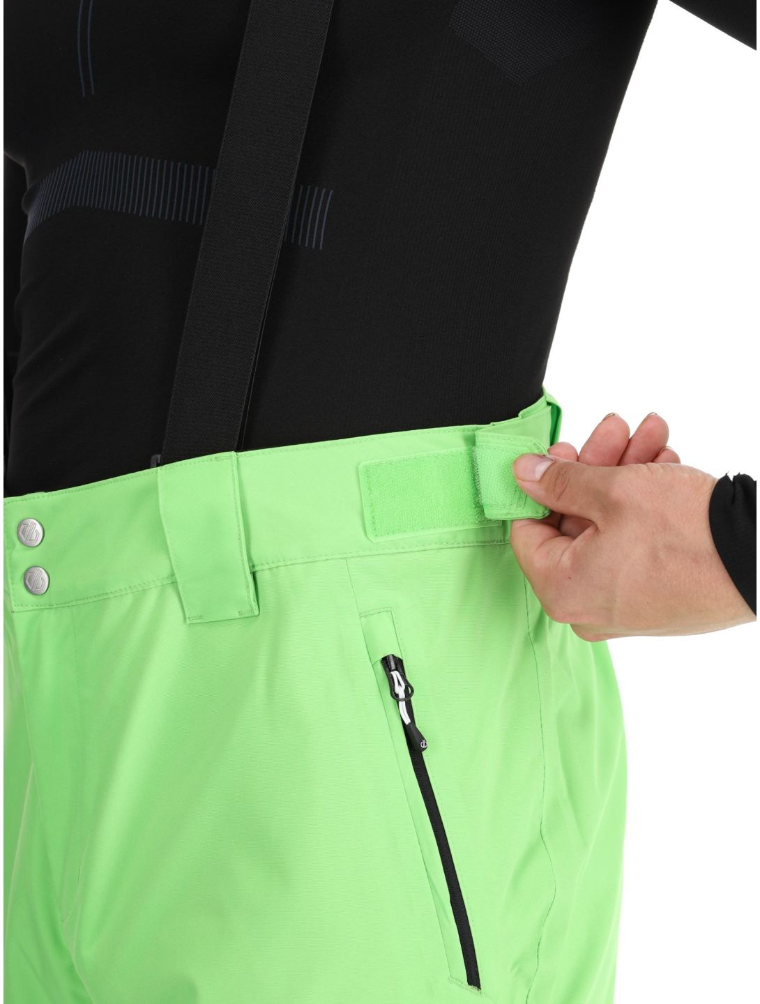 Dare2b, Achieve II pantaloni da sci uomo Green Flash verde 