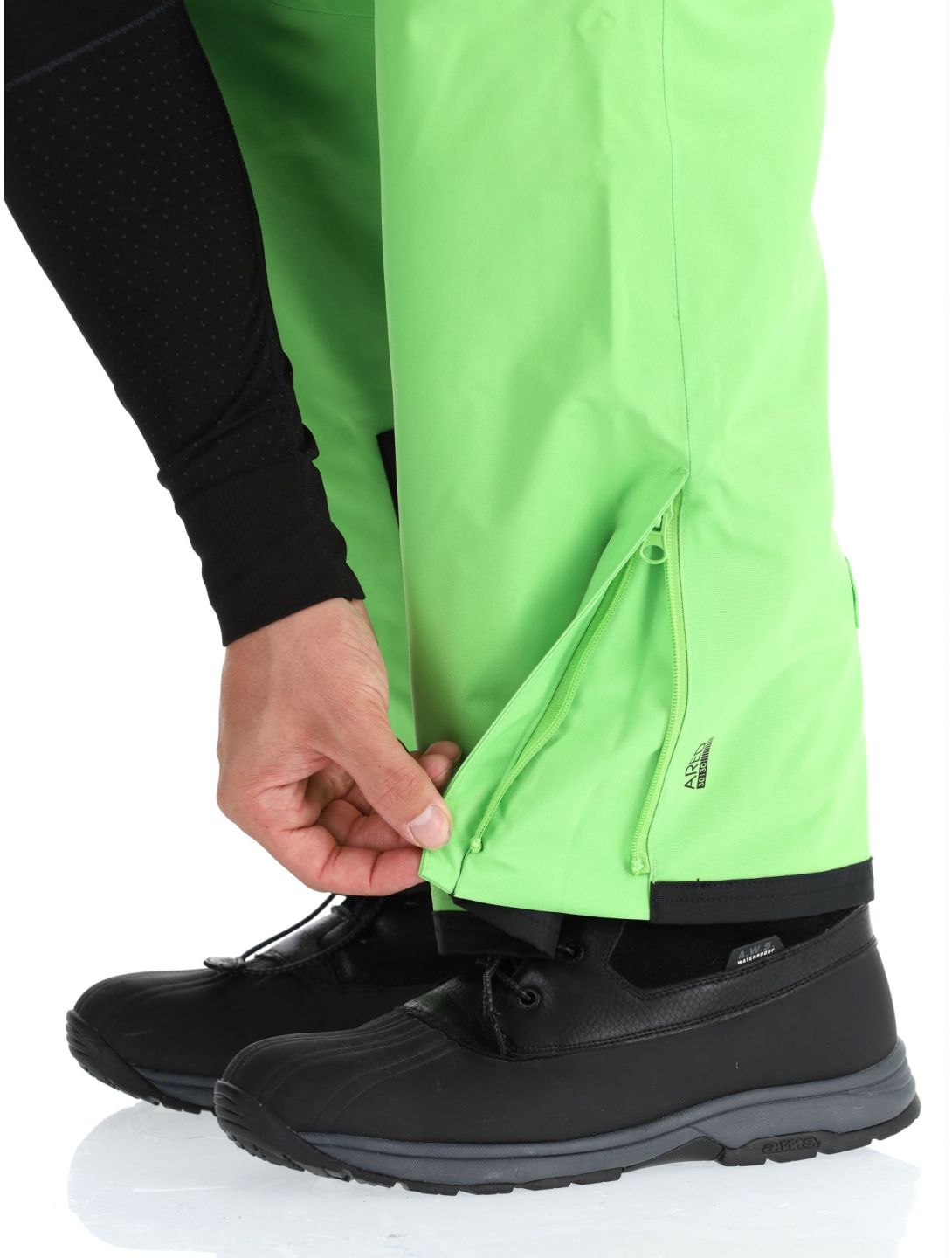 Dare2b, Achieve II pantaloni da sci uomo Green Flash verde 