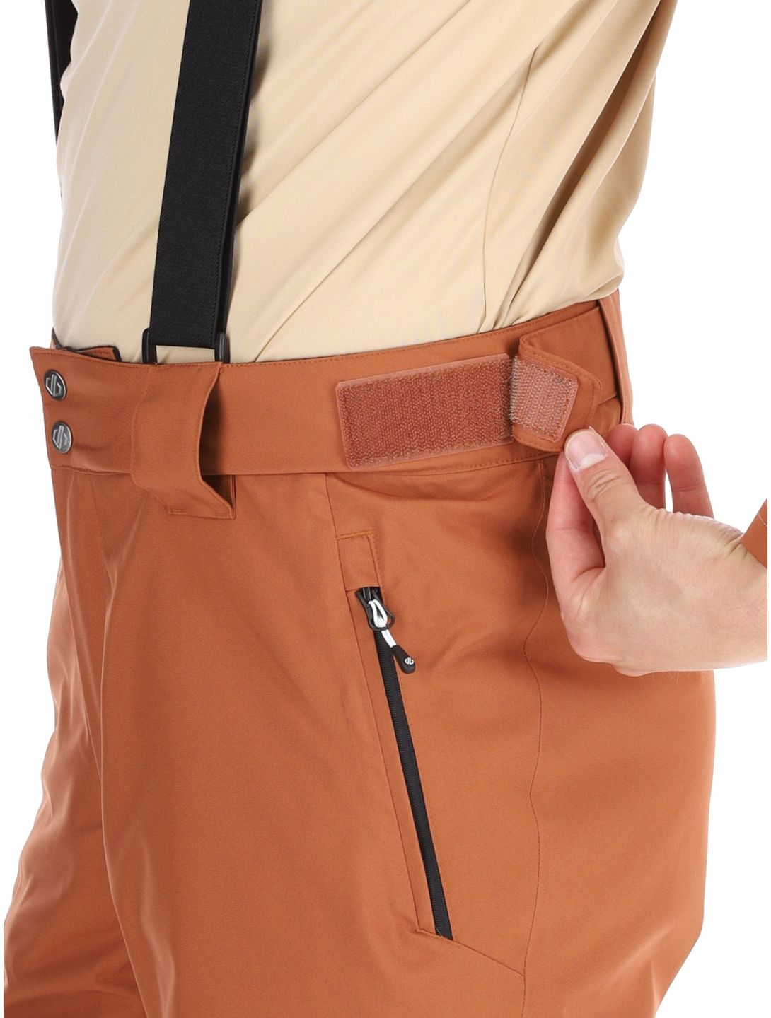 Dare2b, Achieve II pantaloni da sci uomo Mocha Bisque beige 